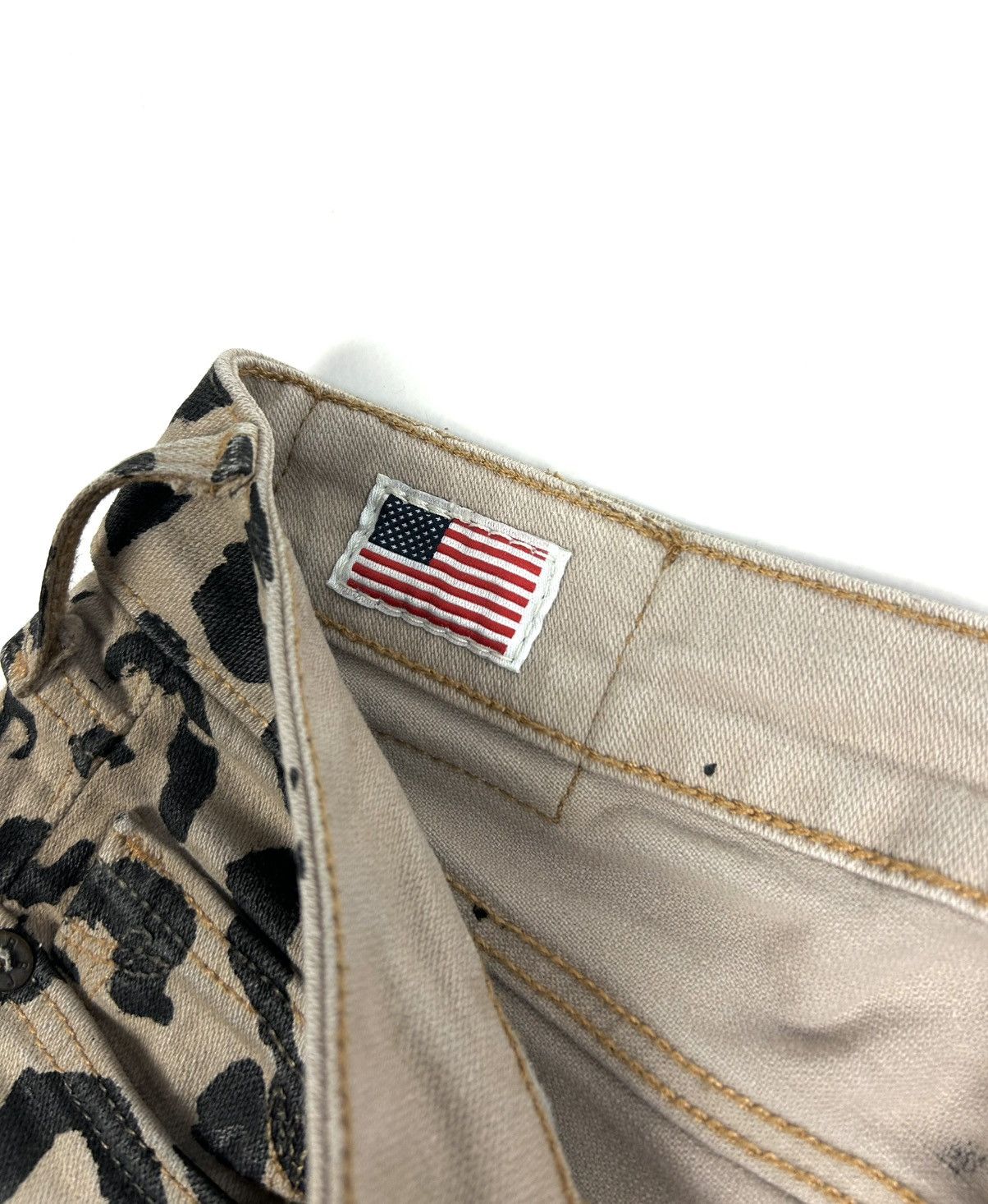 True Religion rare True Religion Leopard Jeans Skinny Made In USA Y2K Size 25" / US 0 / IT 36 - 19 Thumbnail