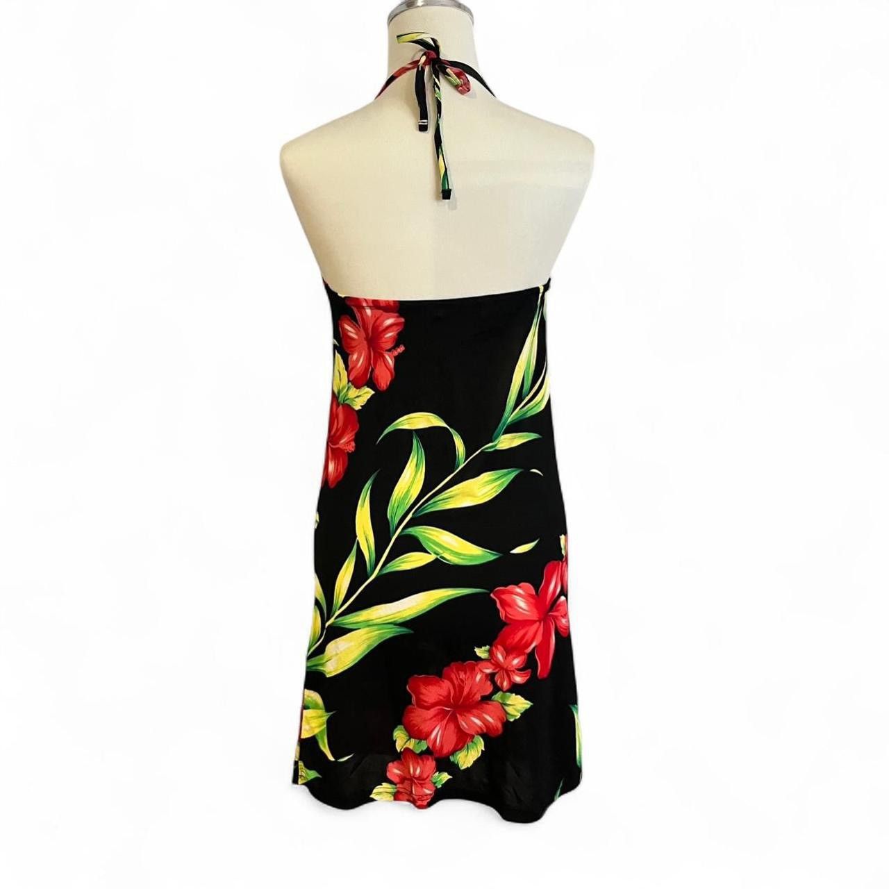 Other Vintage y2k Hawaiian floral coconut girl summer halter dress Size S / US 4 / IT 40 - 4 Thumbnail