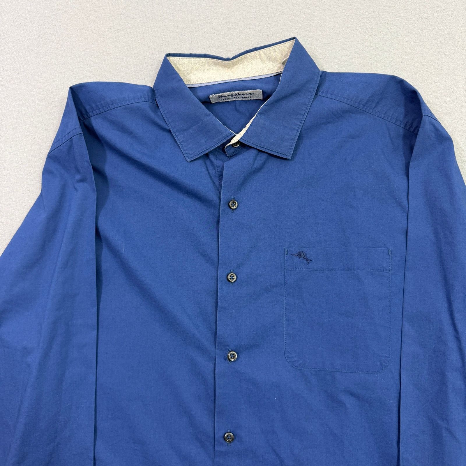 Tommy Bahama Tommy Bahama Newport Coast Button Up Shirt Men's Large Blue Size US L / EU 52-54 / 3 - 2 Thumbnail