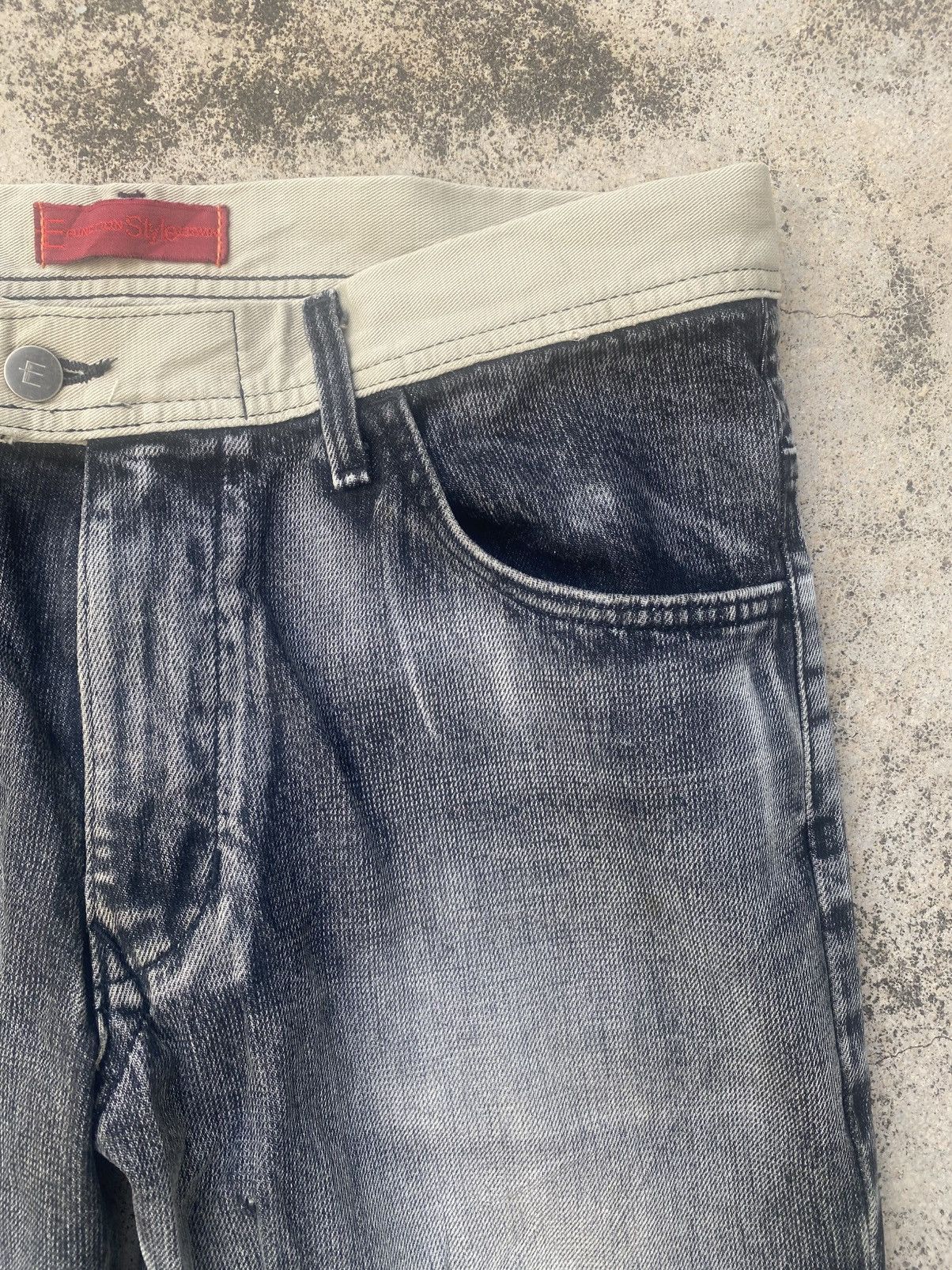 If Six Was Nine × Tornado Mart Flare Jeans Eswin Function Faded Washed Size US 32 / EU 48 - 5 Thumbnail