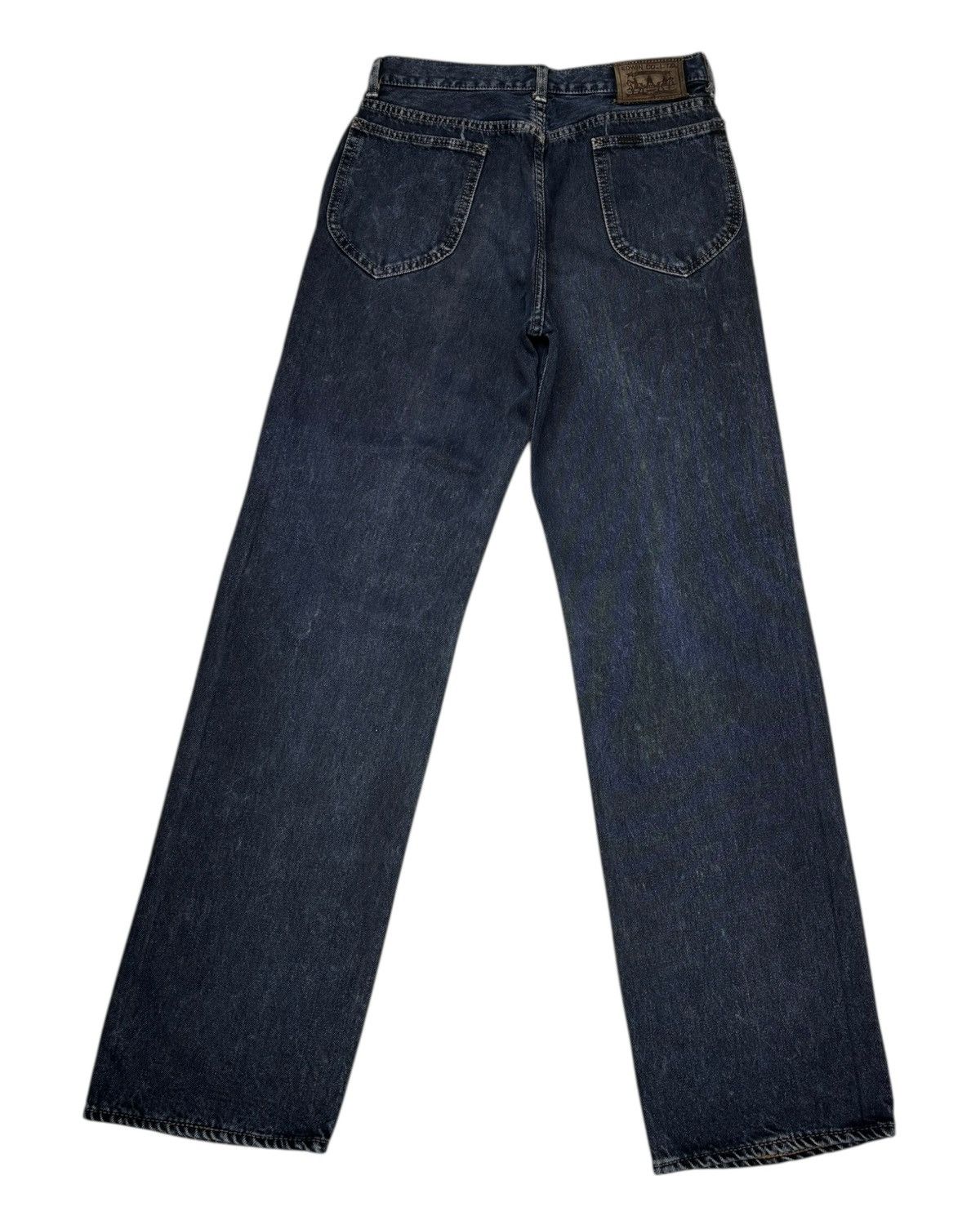 14th Addiction × Edwin × If Six Was Nine VINTAGE EDWIN INDIGO DYE LOOSE FIT DISTRESSED DENIM JEANS Size US 30 / EU 46 - 2 Thumbnail