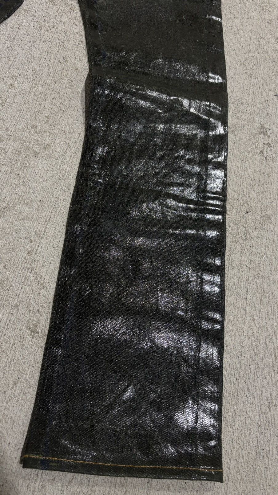 Dior × Hedi Slimane AW03 Dior Homme By Hedi Slimane Waxed Luster Denim Size US 32 / EU 48 - 17 Thumbnail