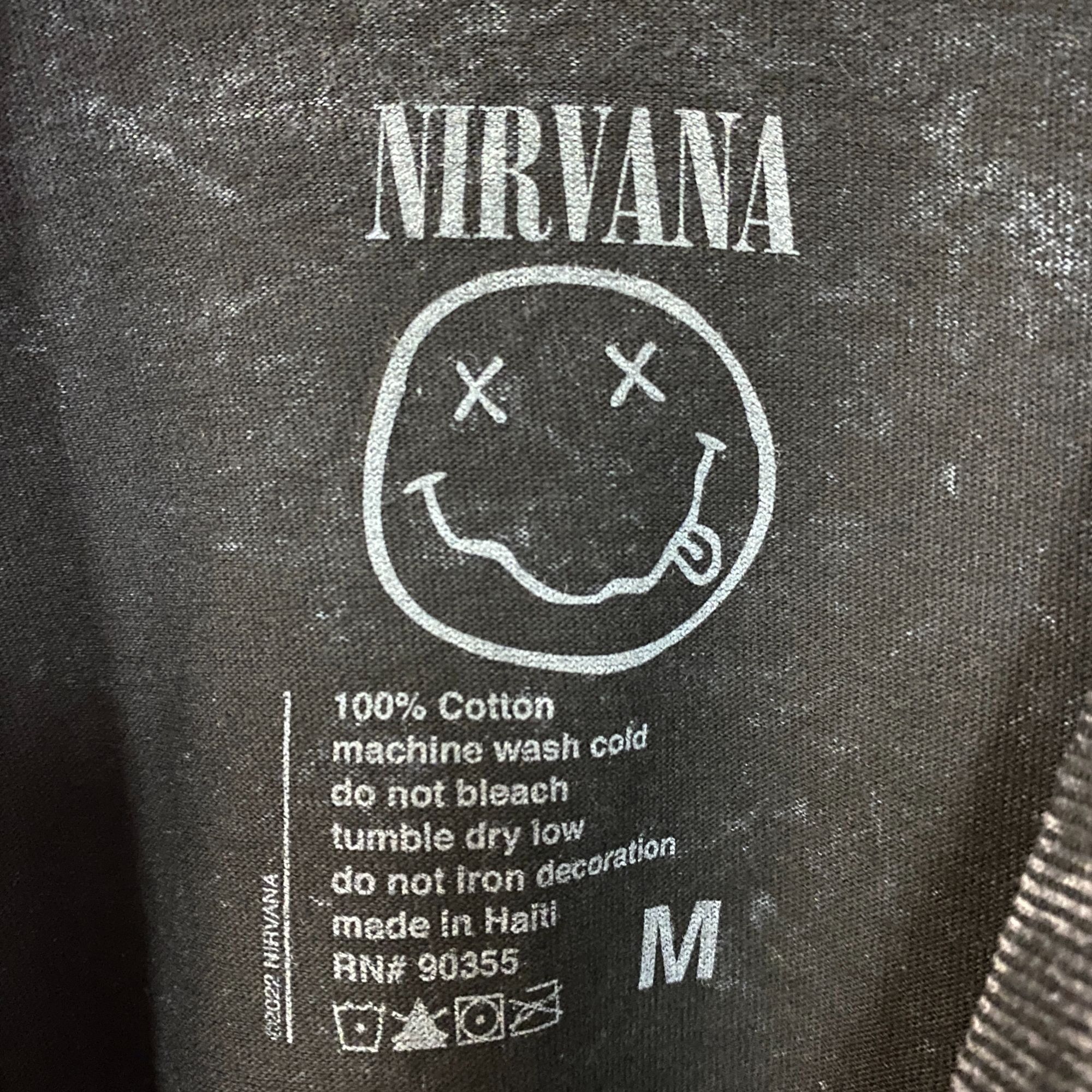 Nirvana Nirvana Nevermind Smiley Grunge Band T-shirt Medium Size US M / EU 48-50 / 2 - 4 Thumbnail