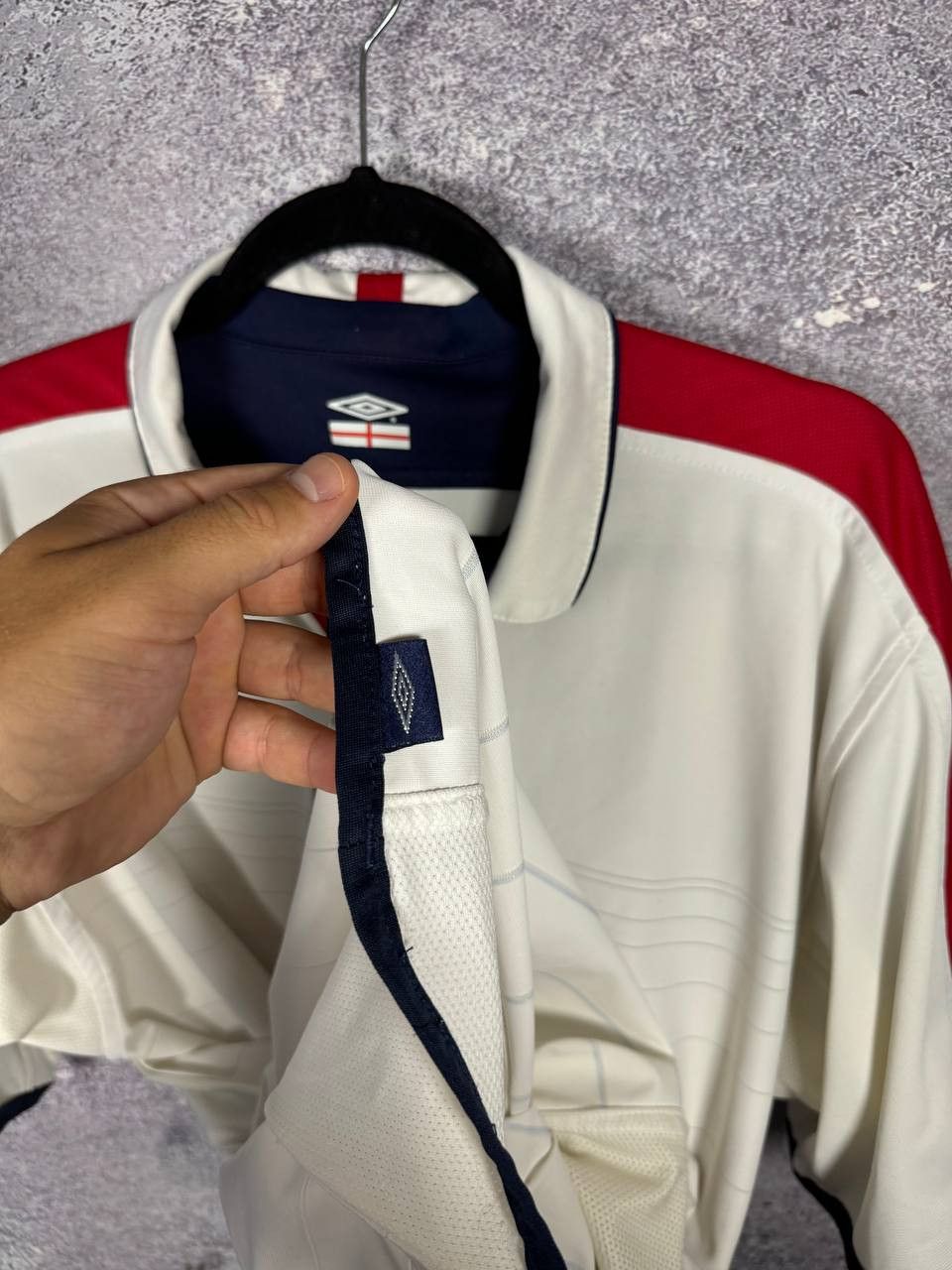 Umbro England National Team 2003 Umbro Soccer Jersey Large Size US L / EU 52-54 / 3 - 9 Thumbnail