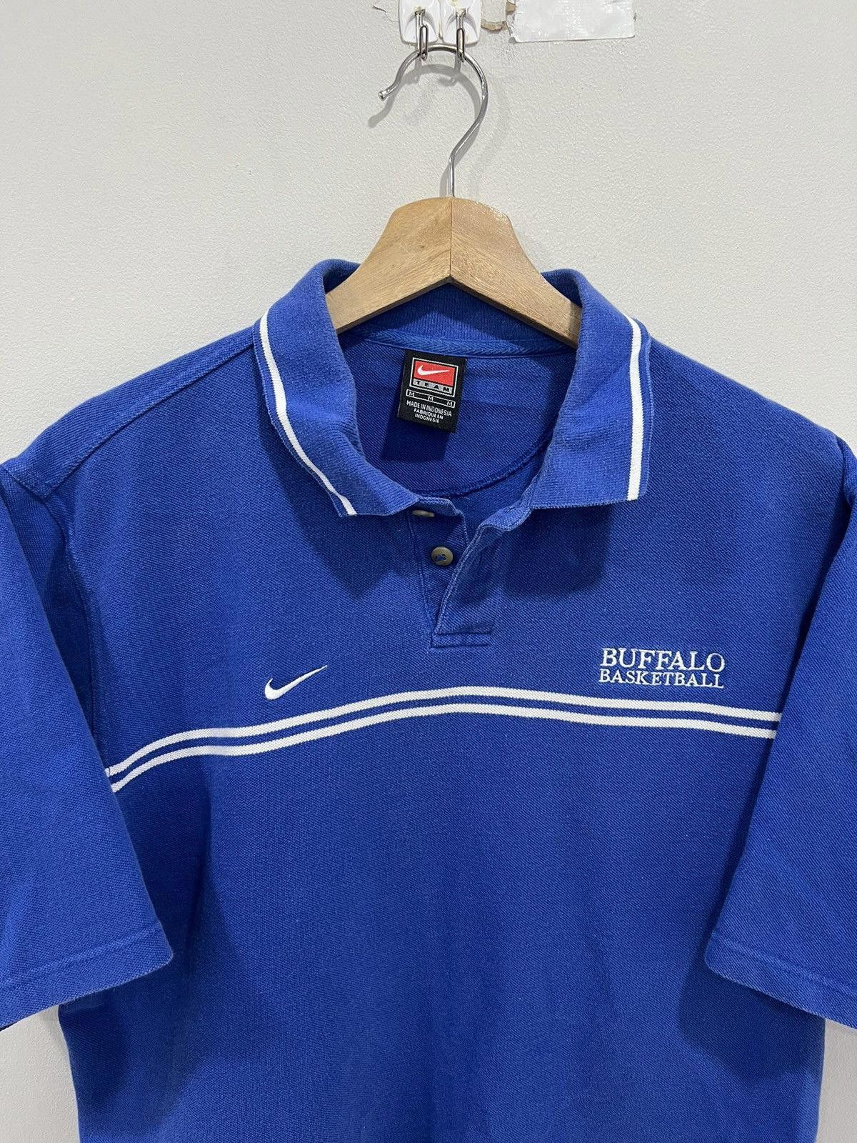 Nike Vintage Nike Buffalo Basketball Polo Shirt swoosh check Size US S / EU 44-46 / 1 - 4 Thumbnail