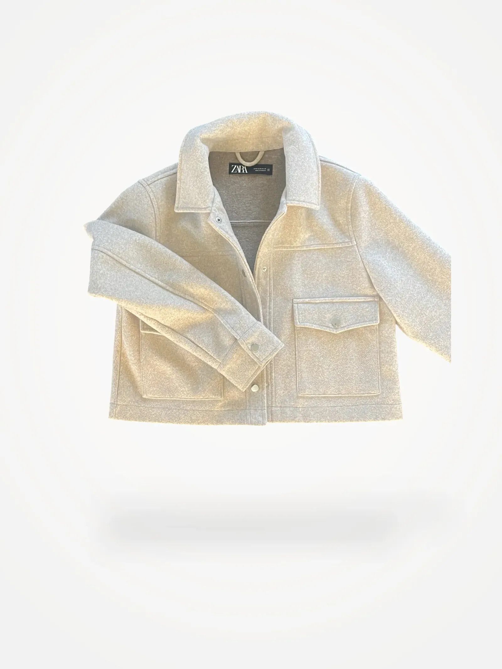 Zara Zara Filtjacka kort modell Jacket Size M / US 6-8 / IT 42-44 - 1 Thumbnail