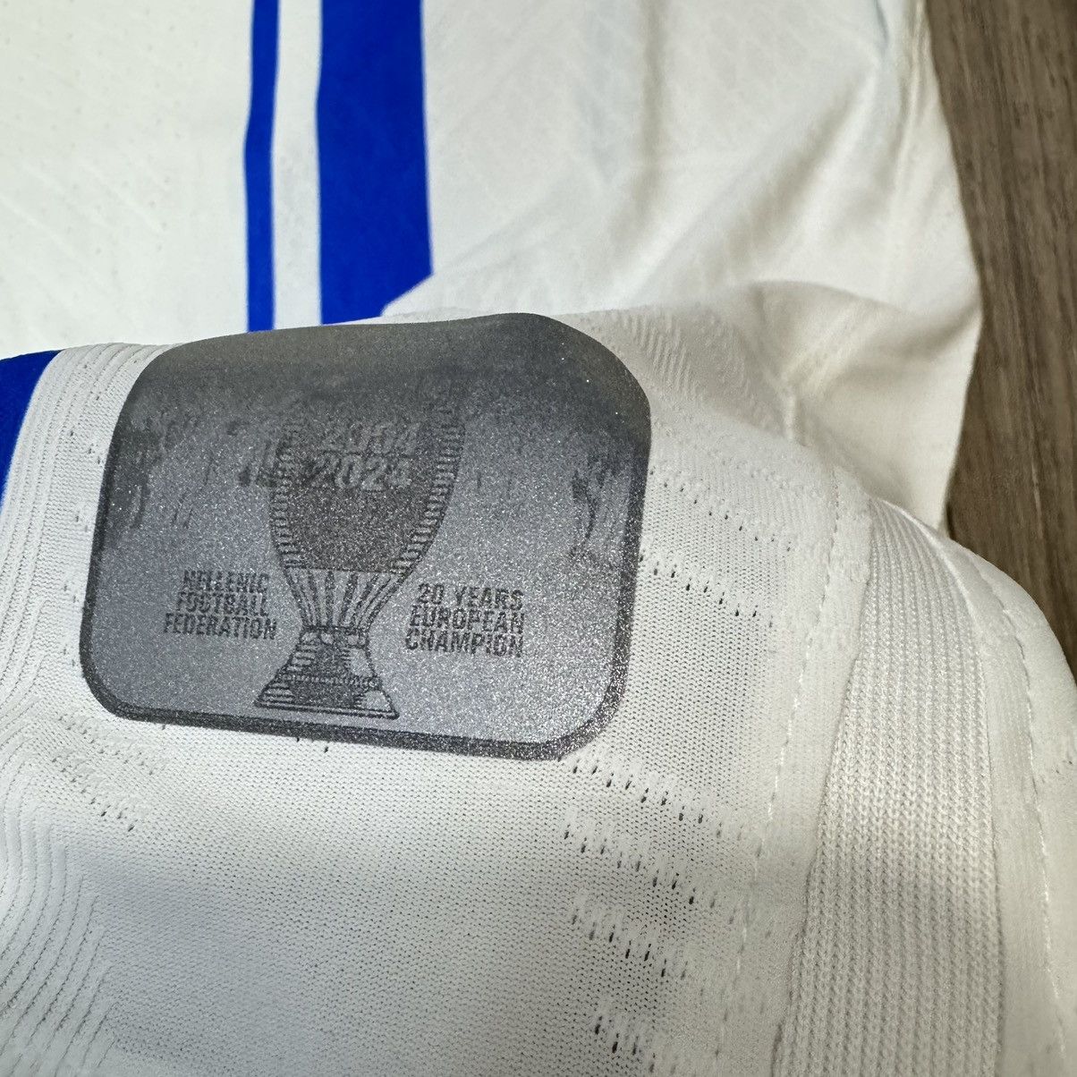 Nike Greece 24/25 player issue home shirt #11 Bakasetas (Bnwt) Size US XL / EU 56 / 4 - 5 Thumbnail