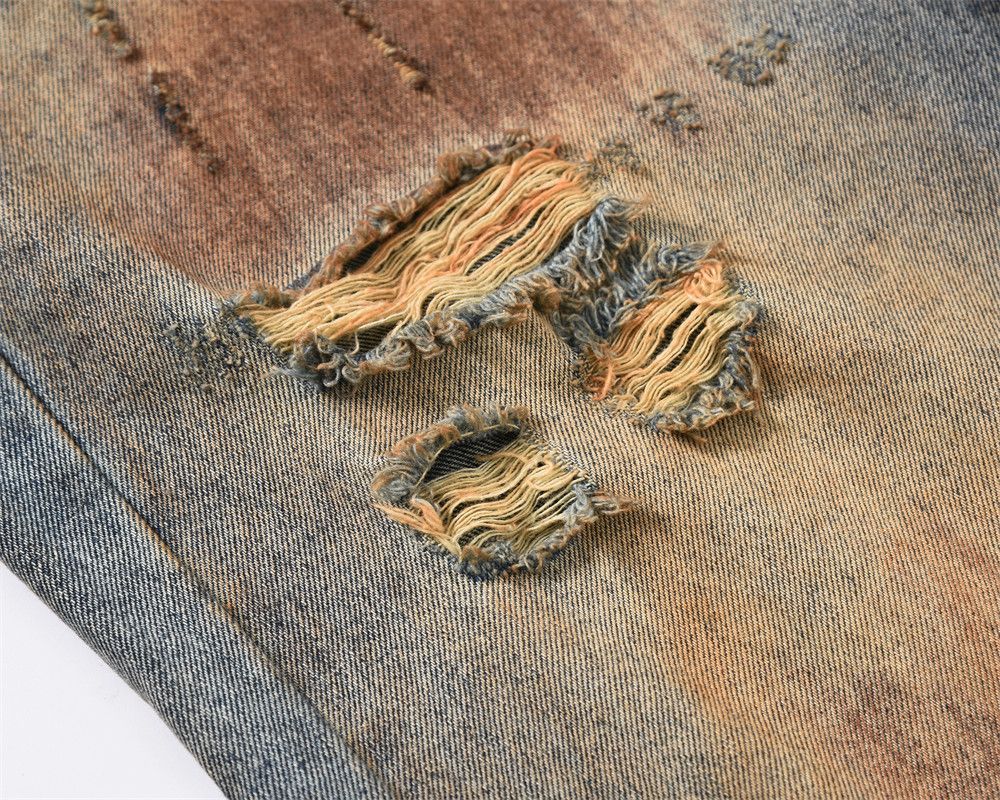 Japanese Brand × Vintage Washed Gradient Jeans Size US 32 / EU 48 - 7 Thumbnail