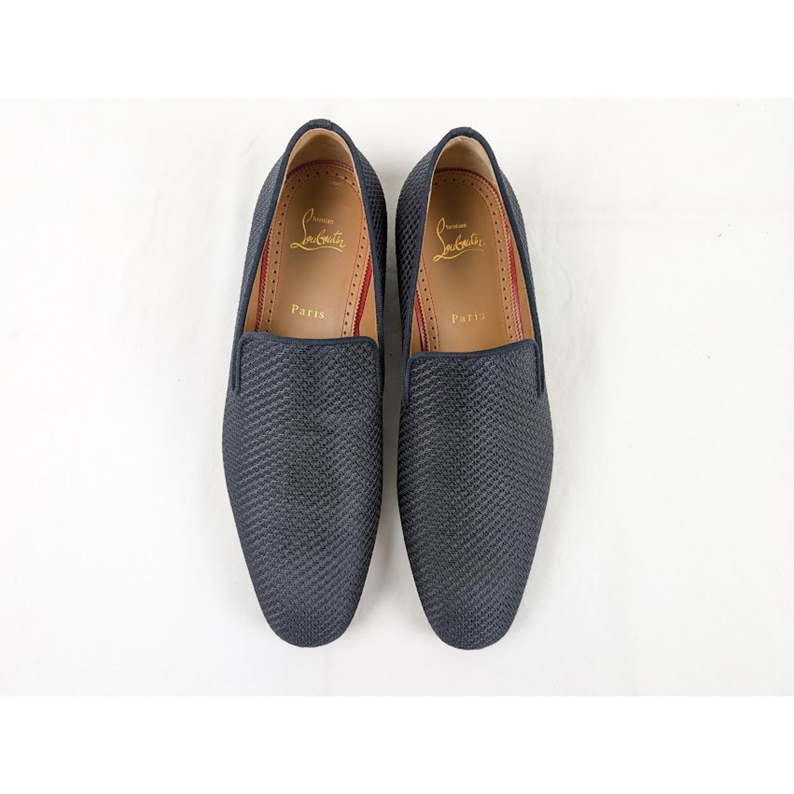 Christian Louboutin o1rshd1 Dandelion Flat Shoes in Navy Size US 10 / EU 43 - 11 Thumbnail