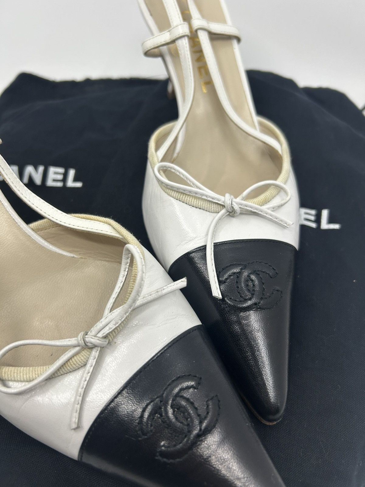 Chanel Classic Chanel Slingback Pumps Size US 8 / IT 38 - 2 Thumbnail