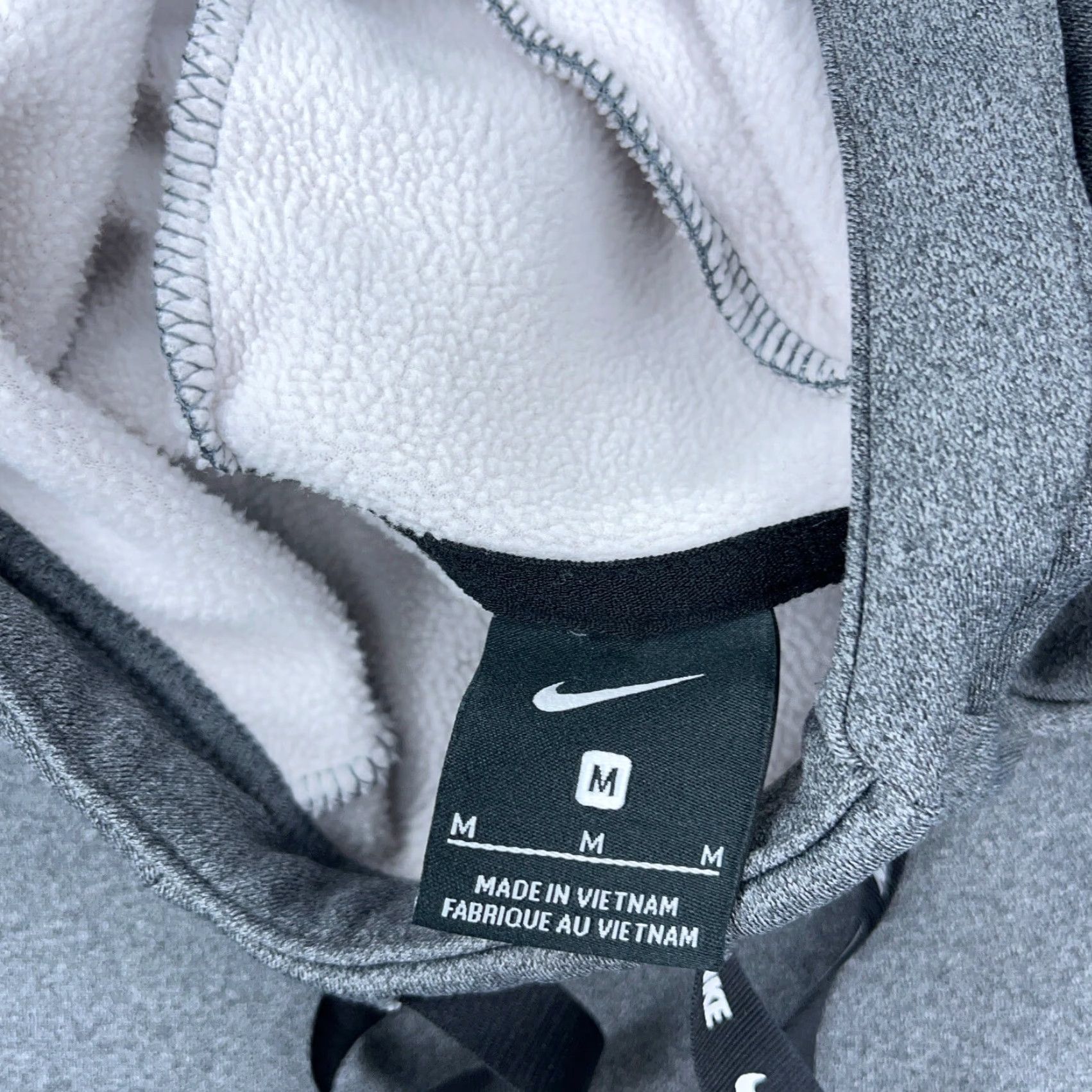Nike Nike Hoodie Women M Gray Dri-Fit Sweatshirt Pullover Heather Logo Pockets Breathable All Seasons Lightweight Activewear Casual Size M / US 6-8 / IT 42-44 - 4 Thumbnail