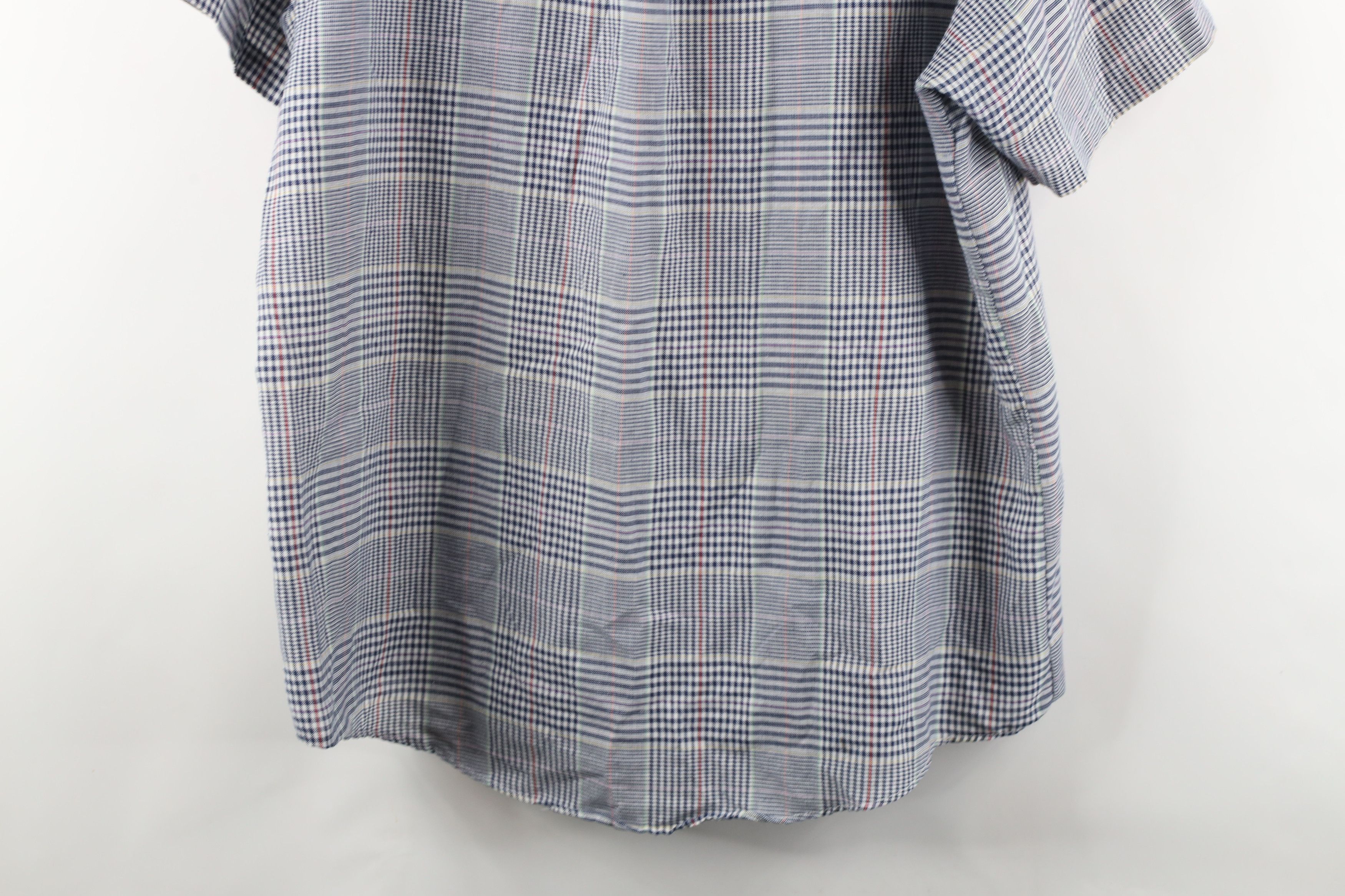 Vintage Vintage 90s Streetwear Plaid Houndstooth Button Shirt USA Size US XL / EU 56 / 4 - 12 Thumbnail