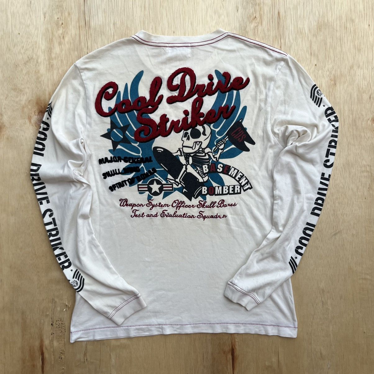 Japanese Brand COOL DRIVE STRIKER LONG SLEEVE LIKE AVIREX ALPHA INDISTRIES Size US L / EU 52-54 / 3 - 1 Thumbnail