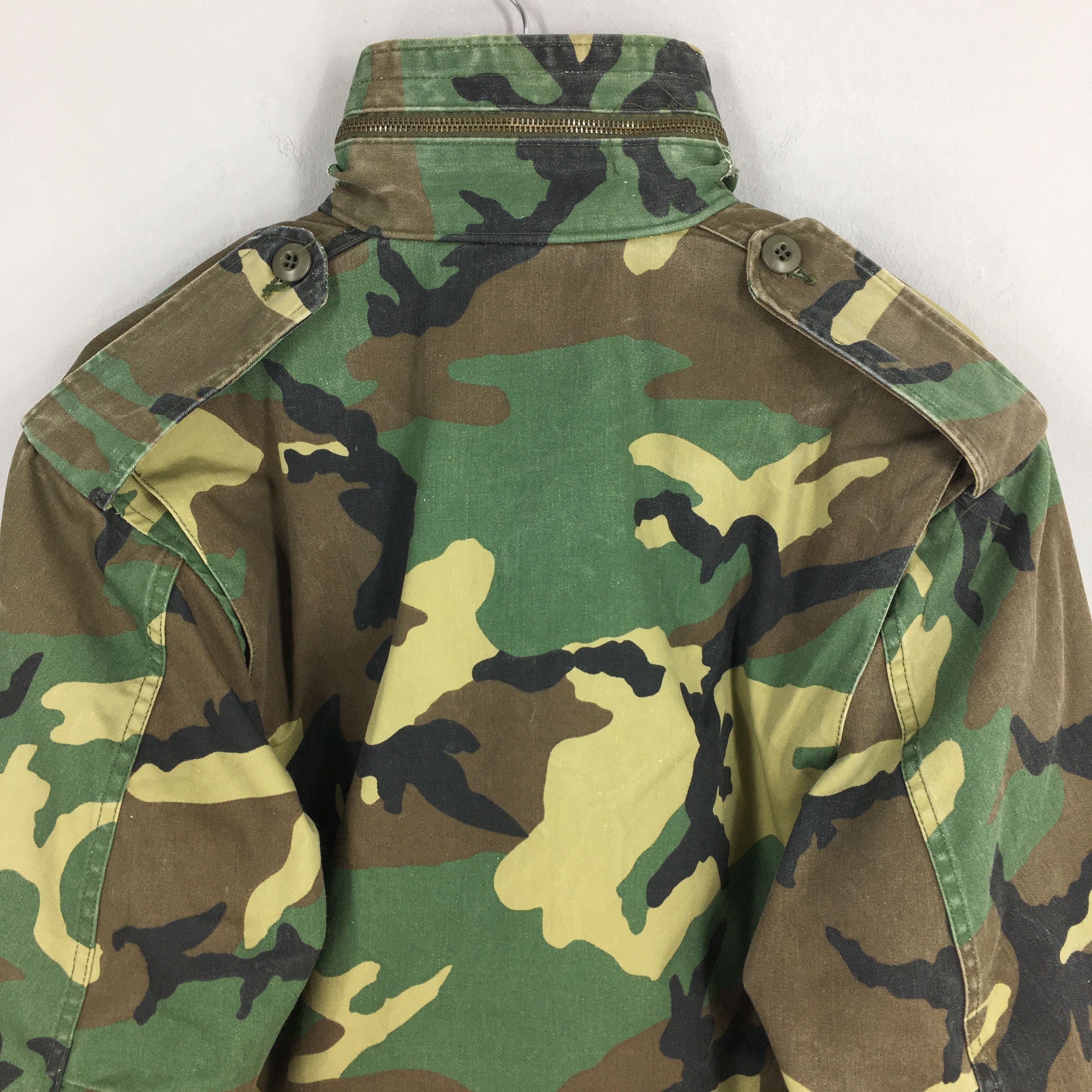 Alpha Industries Vintage Alpha Industries M-65 Field Camouflage Jacket Small Size US S / EU 44-46 / 1 - 9 Thumbnail