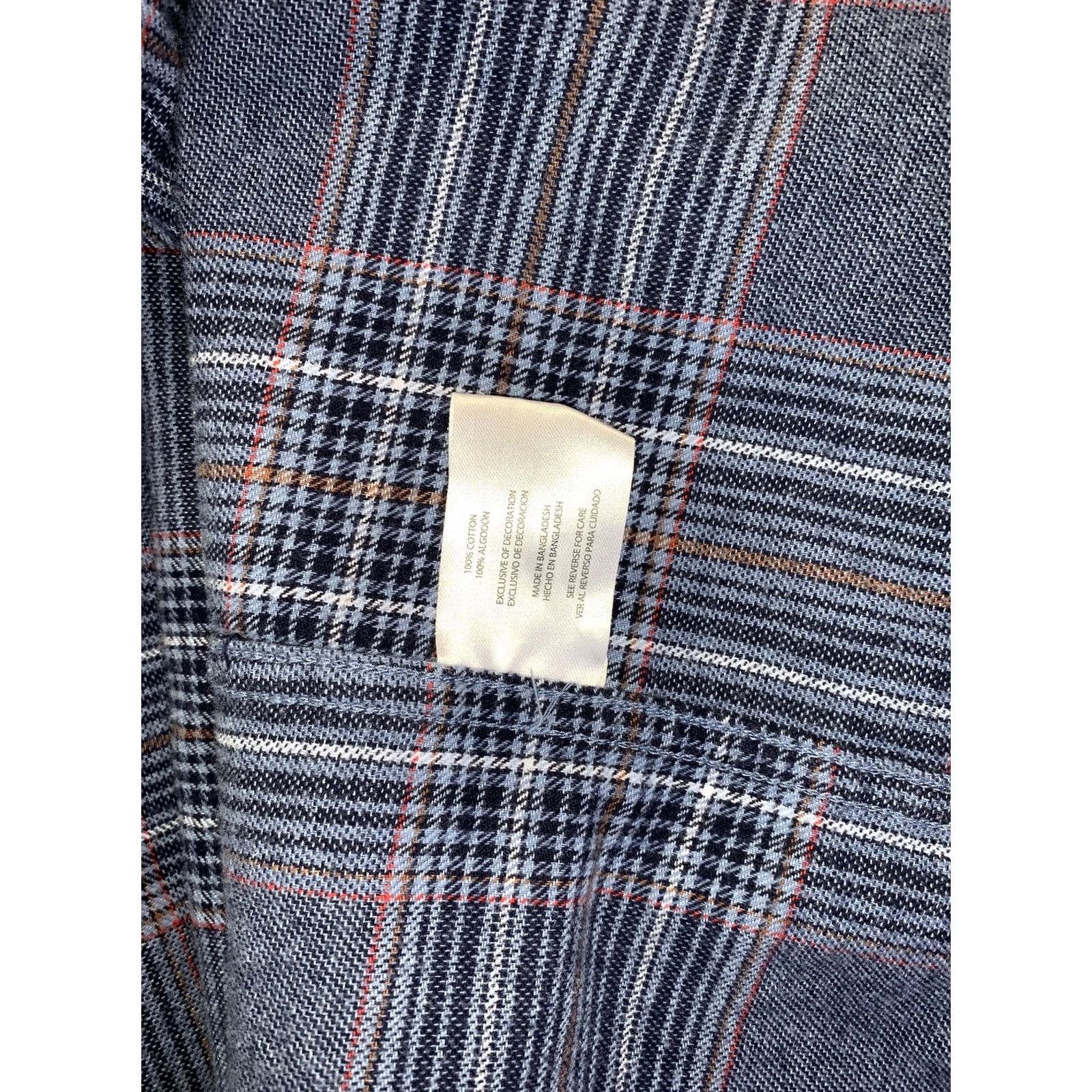 Eddie Bauer VINTAGE Eddie Bauer Men’s Shirt Plaid Flannel Button-Up Long Sleeve XL Blue Size US XL / EU 56 / 4 - 6 Thumbnail