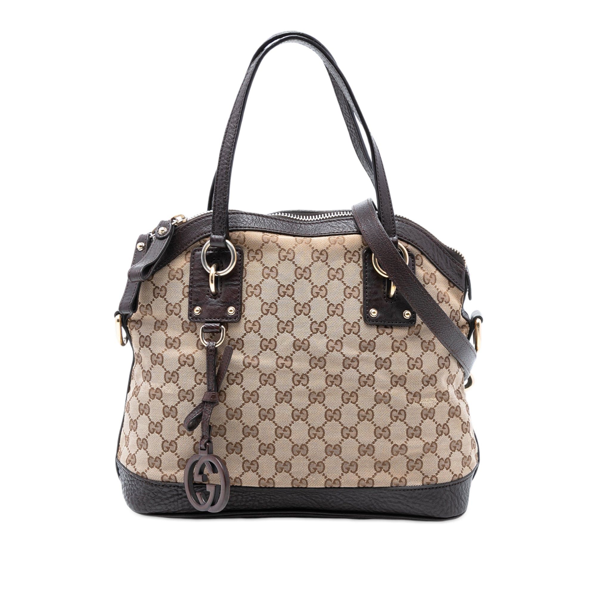 Gucci Medium GG Canvas Charm Dome Satchel Size ONE SIZE - 1 Thumbnail
