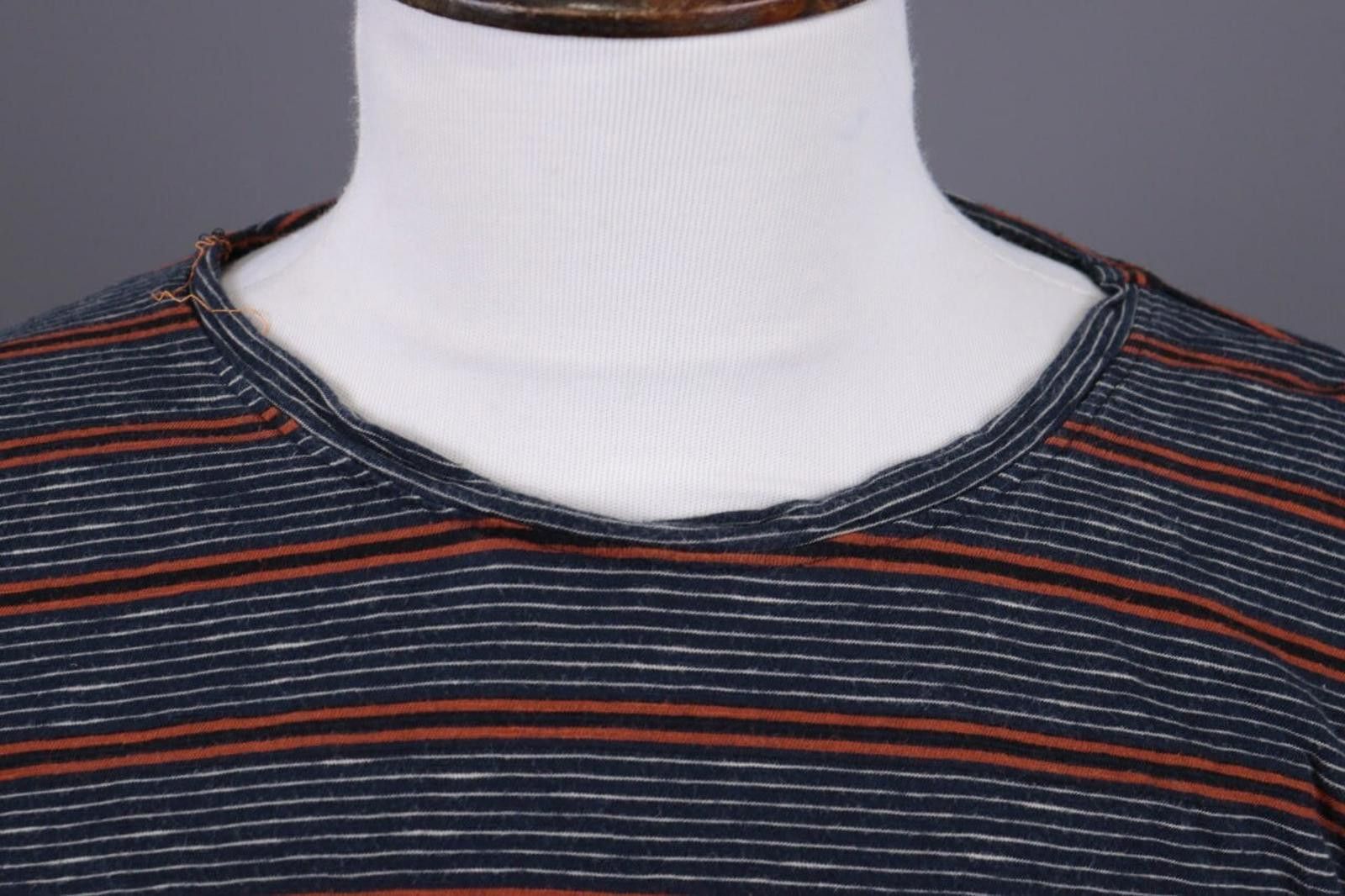 Nudie Jeans Nudie Jeans Co Gray Striped Knit Relaxed Sweater Size L Size US L / EU 52-54 / 3 - 4 Thumbnail