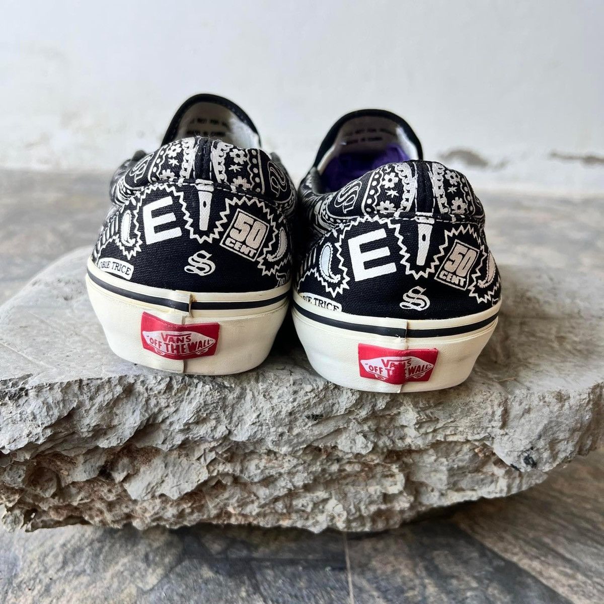 50 Cent × Eminem × Vans Vans Slip On Eminam Sample 50 cent obie trice Shady Records Size US 12 / EU 45 - 3 Thumbnail