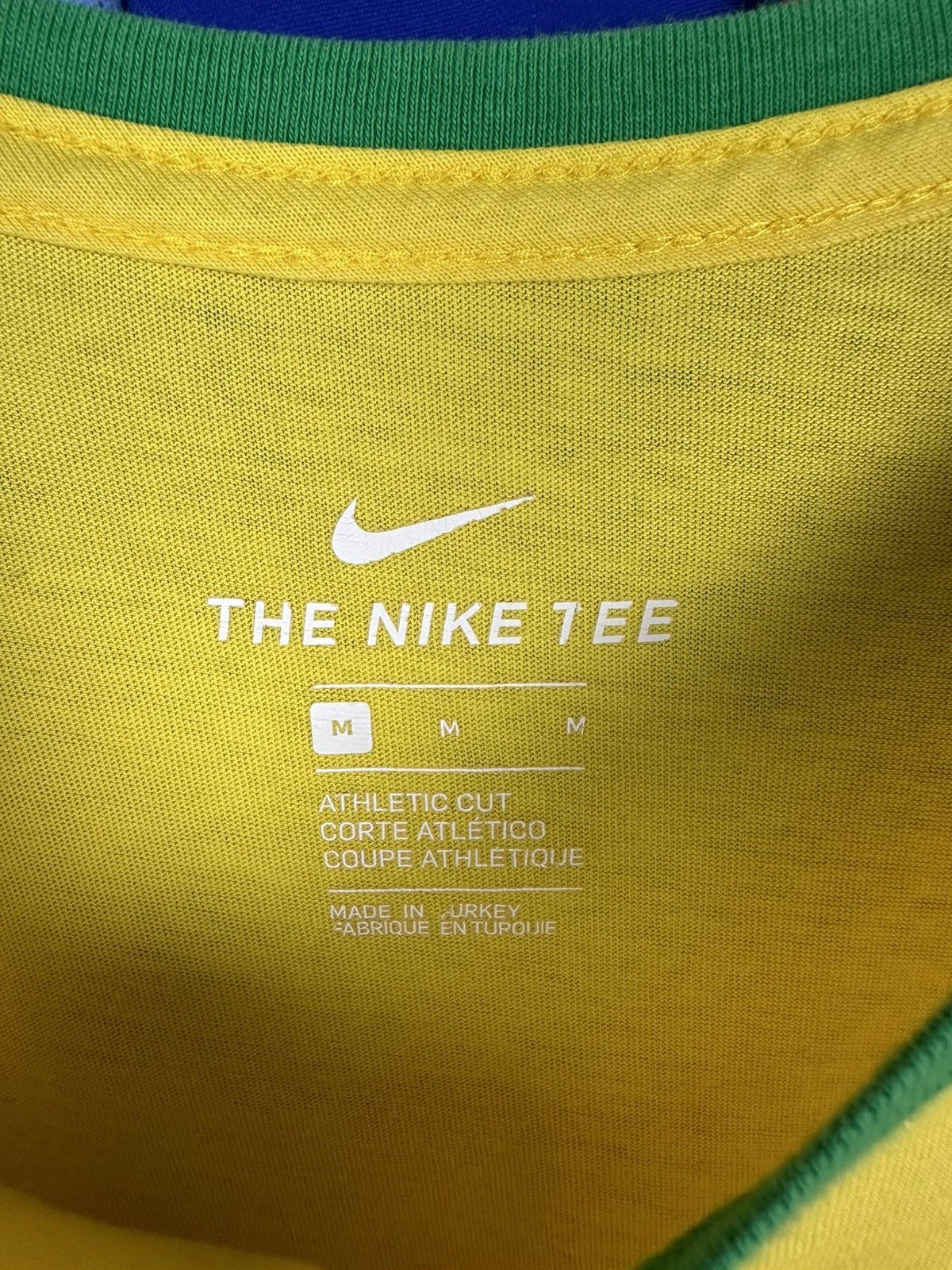 Nike Brazil Football Club Tee Shirt 888320-749 Size L Jersey Size US M / EU 48-50 / 2 - 3 Thumbnail