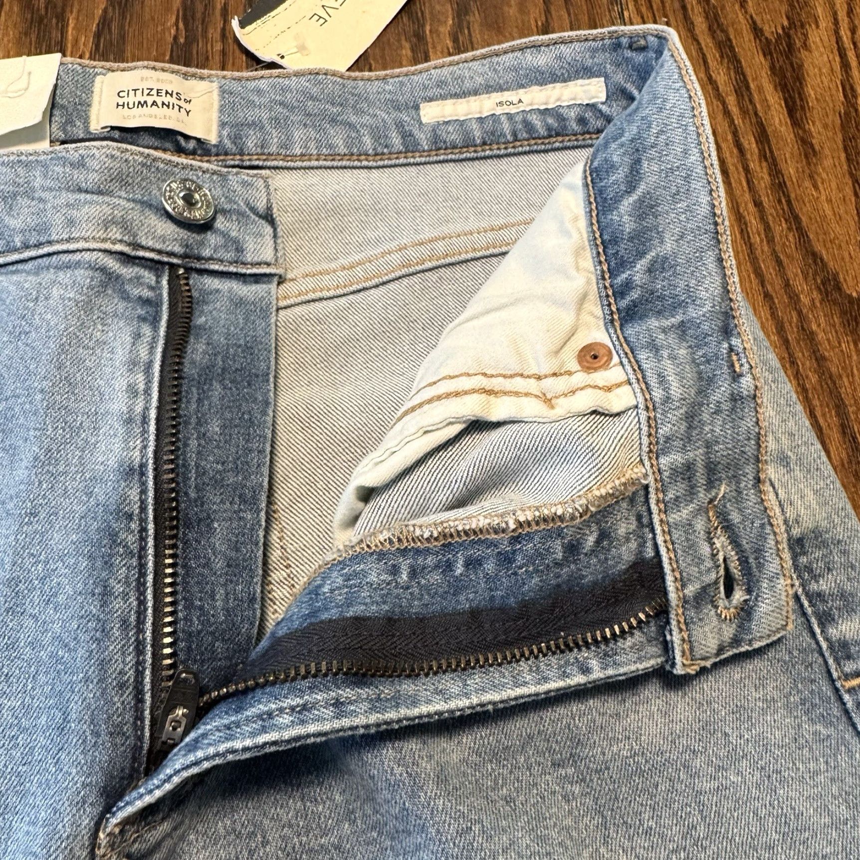 Citizens Of Humanity Citizen’s of Humanity Jeans Isola Size 26 Flared Blue Pegasus Light Wash New Size 26" / US 2 / IT 38 - 5 Thumbnail