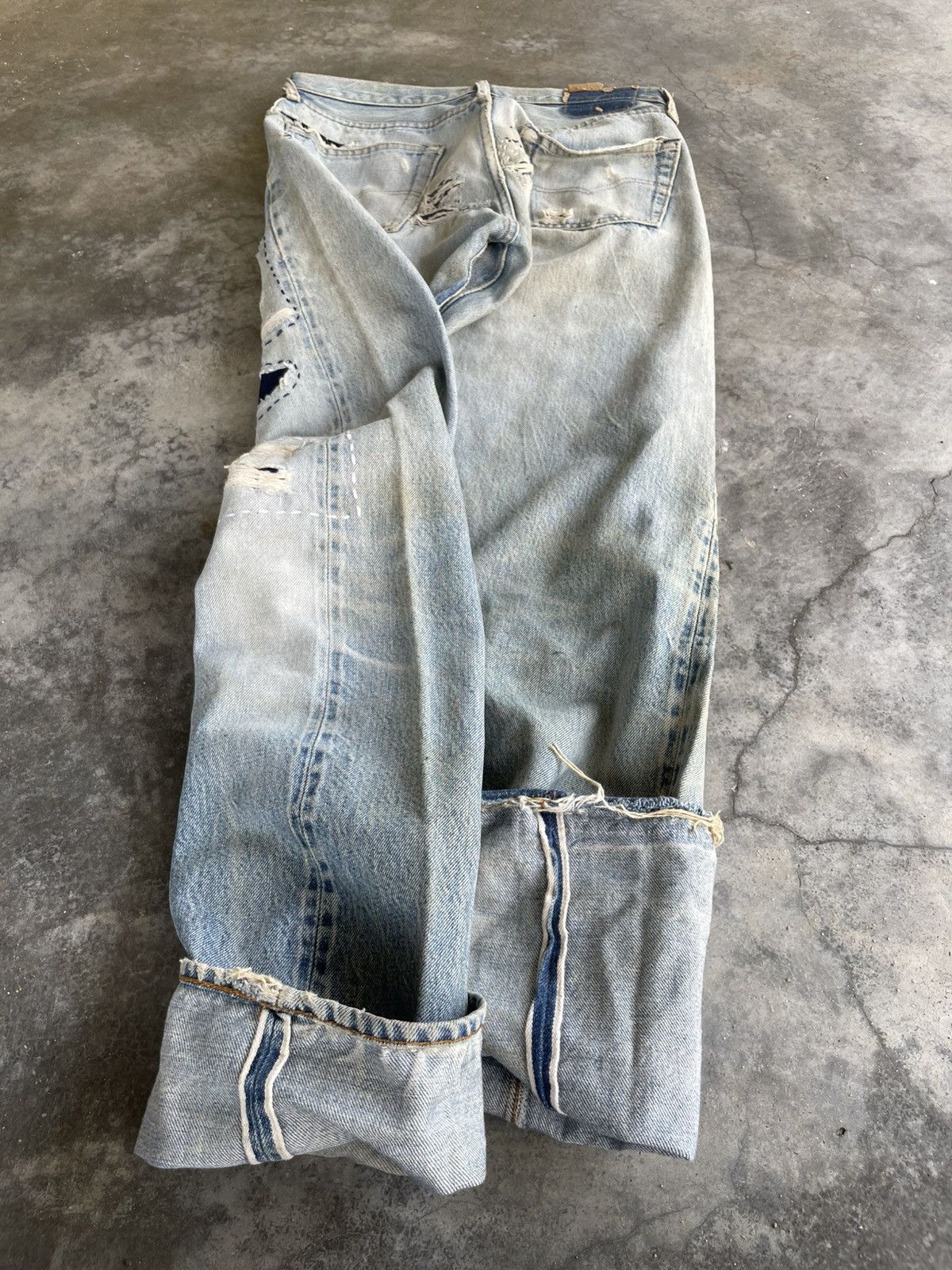Levi's VTG 80s Levi's 501 Redline #524 #boro Size US 30 / EU 46 - 18 Thumbnail