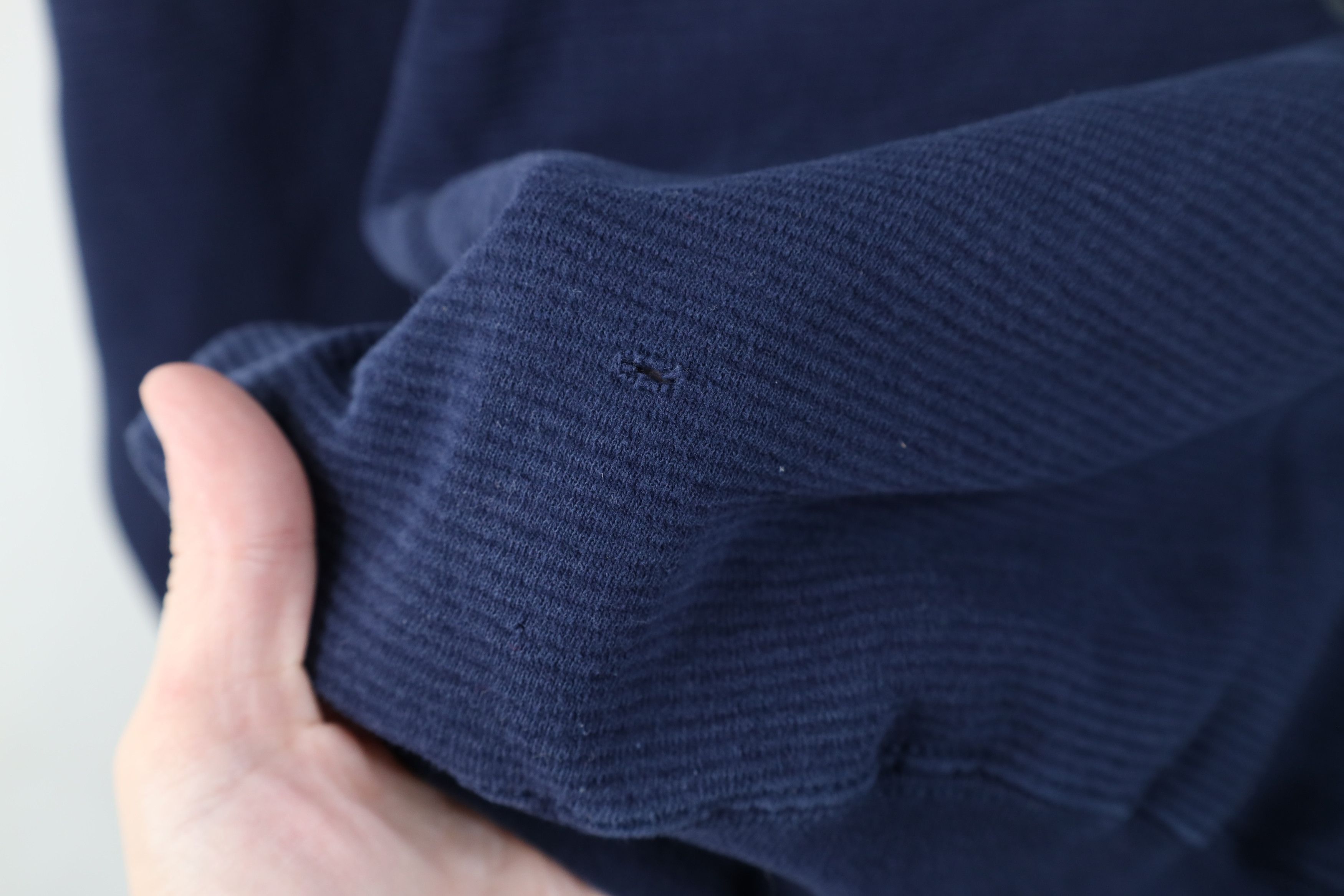 Vintage Vintage 90s Knit St Joseph Crewneck Sweatshirt Blue USA Size US XL / EU 56 / 4 - 8 Thumbnail