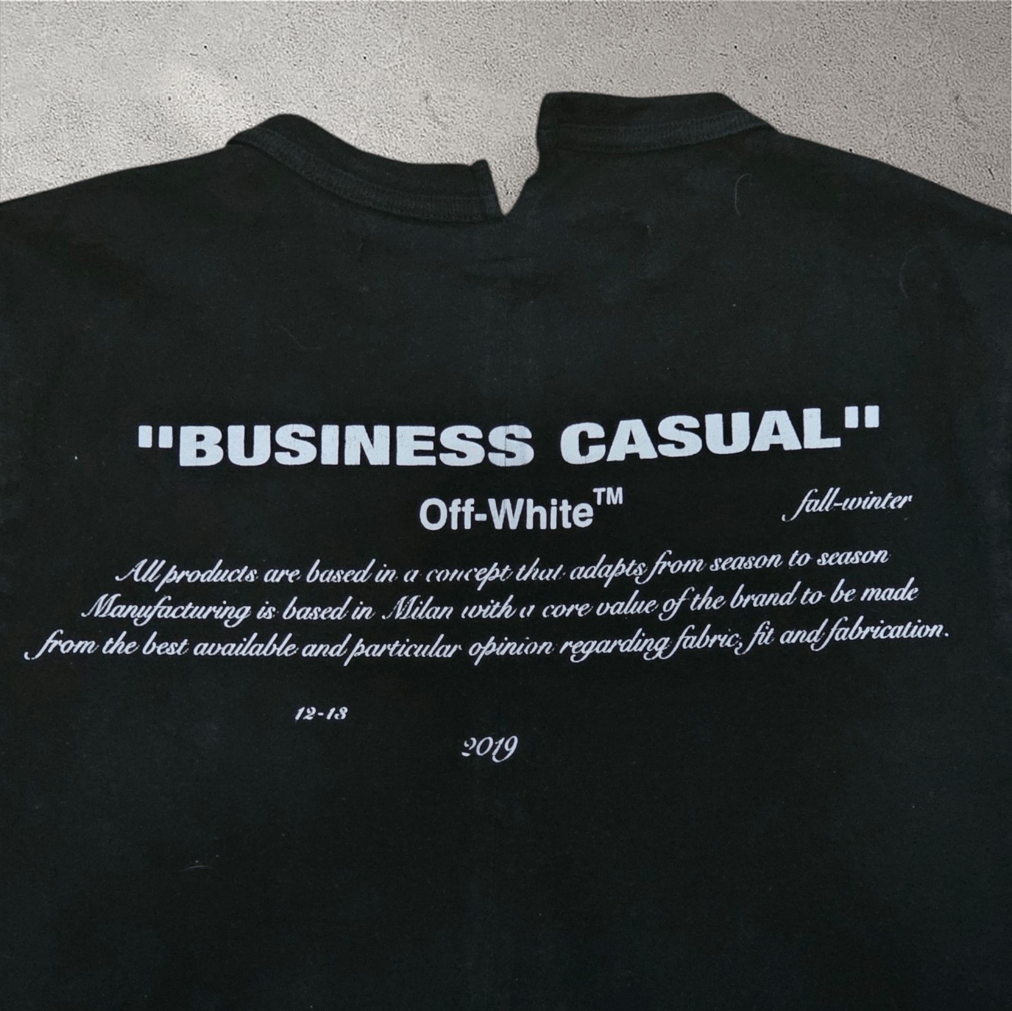 Off-White Off-White Bernini Spliced Tee Size US S / EU 44-46 / 1 - 4 Thumbnail