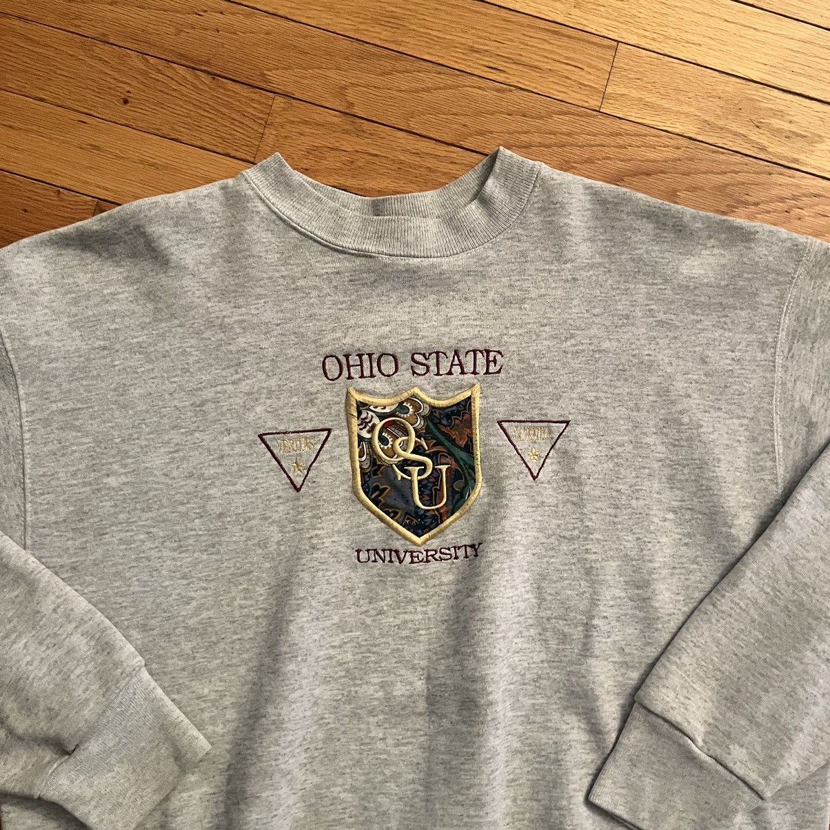 Vintage VTG 90s Ohio State Crewneck Size US XL / EU 56 / 4 - 2 Thumbnail