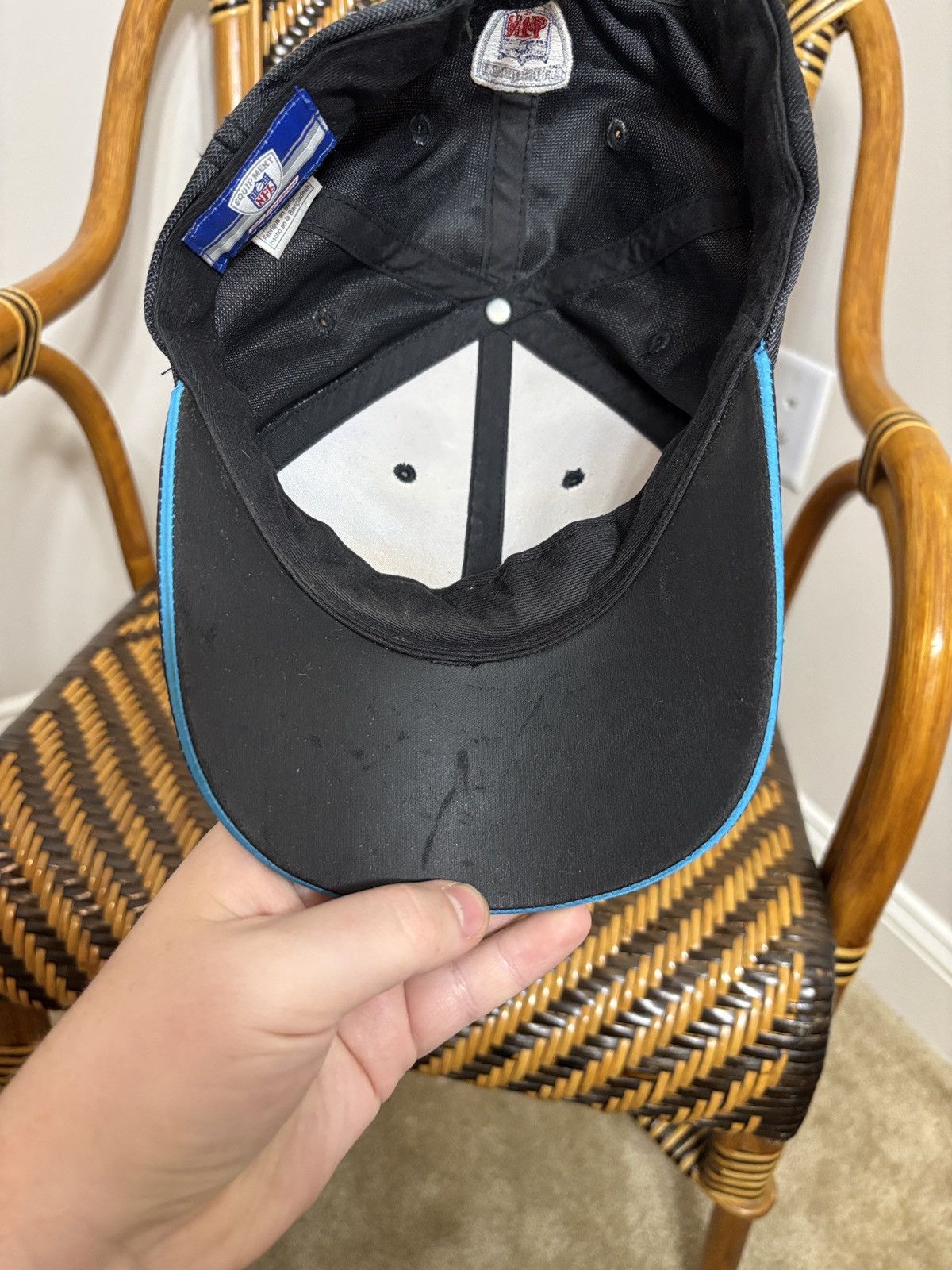 Reebok Vintage Reebok Carolina Panthers Hat Size ONE SIZE - 5 Thumbnail
