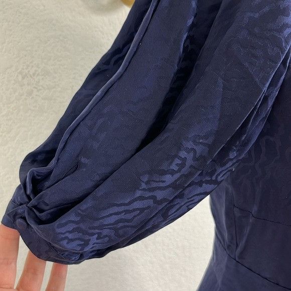 Balenciaga Balenciaga Silk 2009 Scoop Neck Pouf Sleeve Banded Waist Bow Size XS / US 0-2 / IT 36-38 - 3 Thumbnail