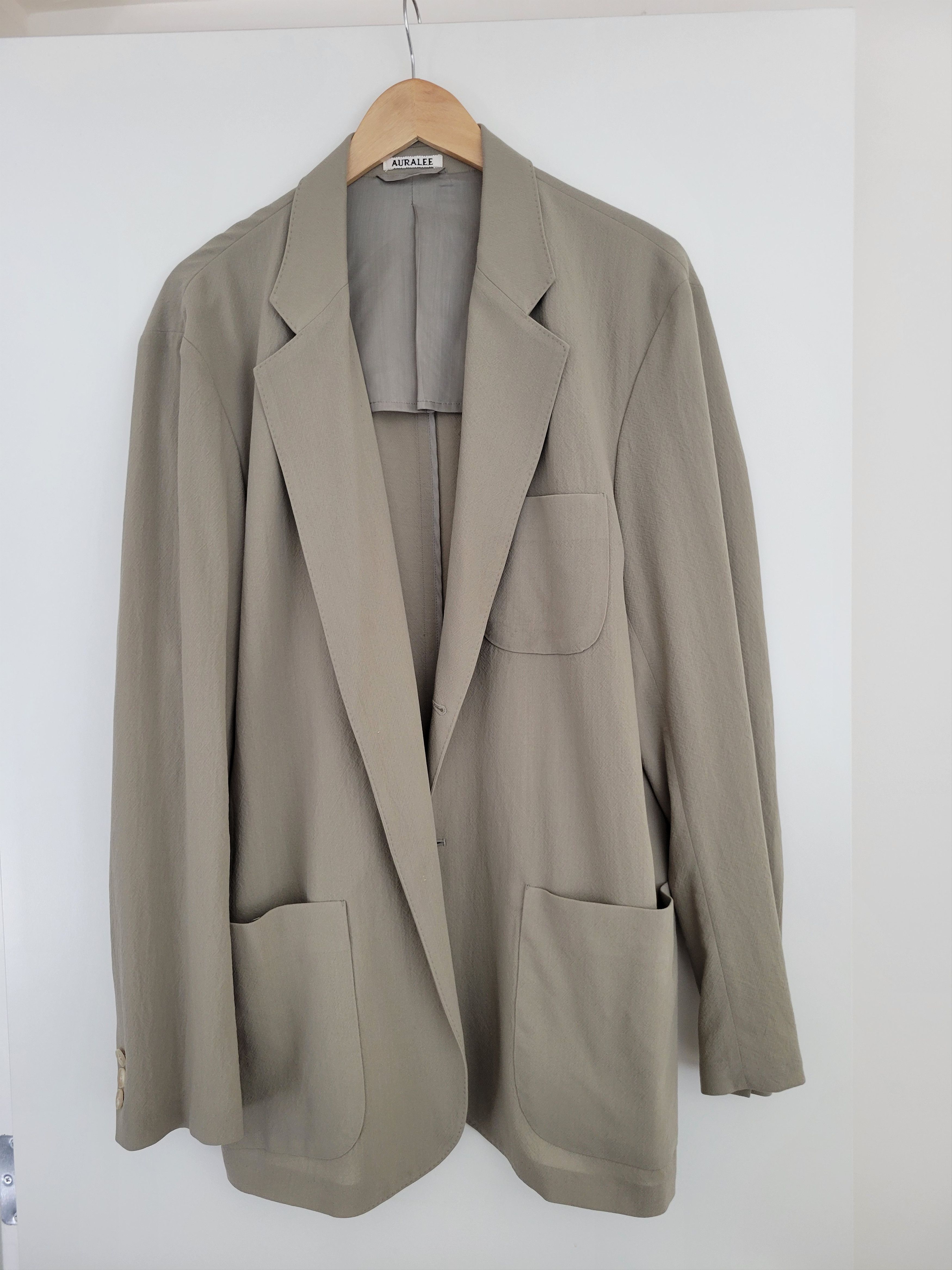 Auralee TROPICAL WOOL KID MOHAIR JACKET | Grailed