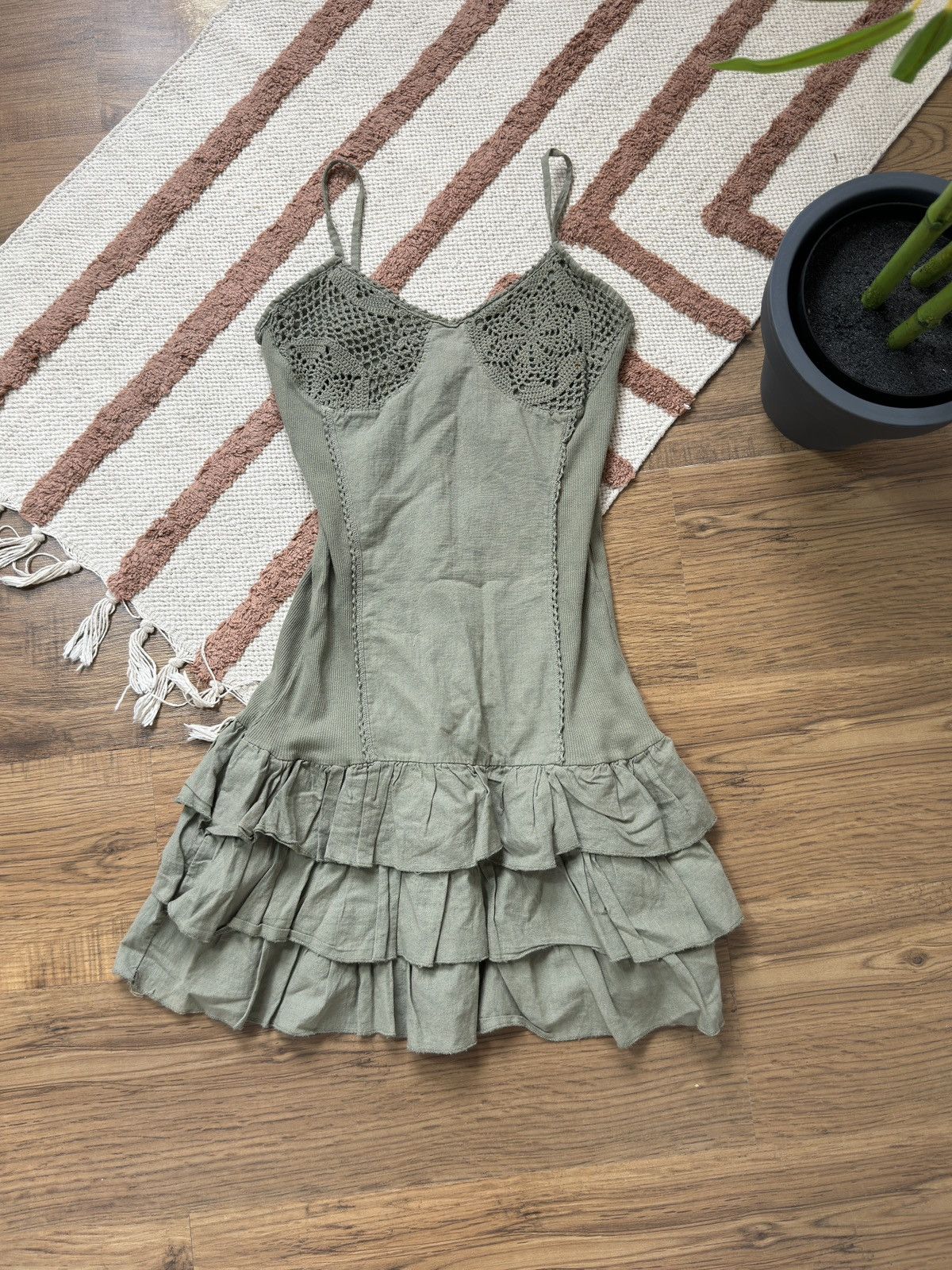 Japanese Brand × Vintage VINTAGE CUTE 2000s MINI DRESS Size S / US 4 / IT 40 - 2 Thumbnail