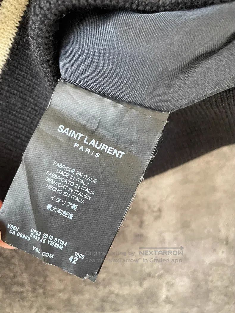 Saint Laurent Paris Saint Laurent Paris Black warrior patchwork lamb fur woole Size US XS / EU 42 / 0 - 3 Thumbnail