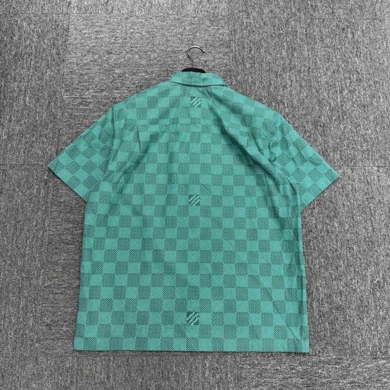 Louis Vuitton Louis Vuitton Checker Short Sleeve Shirt Size US L / EU 52-54 / 3 - 5 Thumbnail
