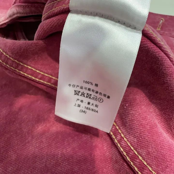 Dior Dior SS22 Pink Sleeveless Denim Jacket 0079-2507 Size S / US 4 / IT 40 - 5 Thumbnail