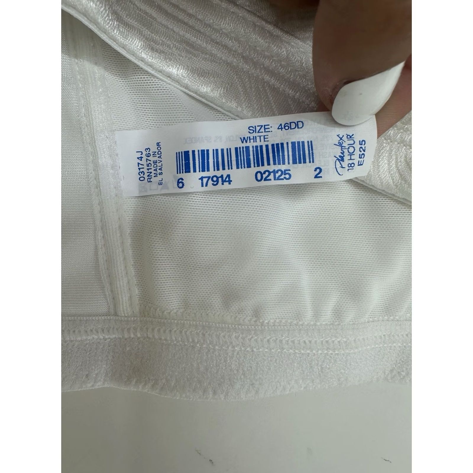 Vintage Playtex 18 Hour Womens Bra Size 46DD White Front Closure WPosture Boost E525 Shirt Womens Bra Size ONE SIZE - 4 Thumbnail