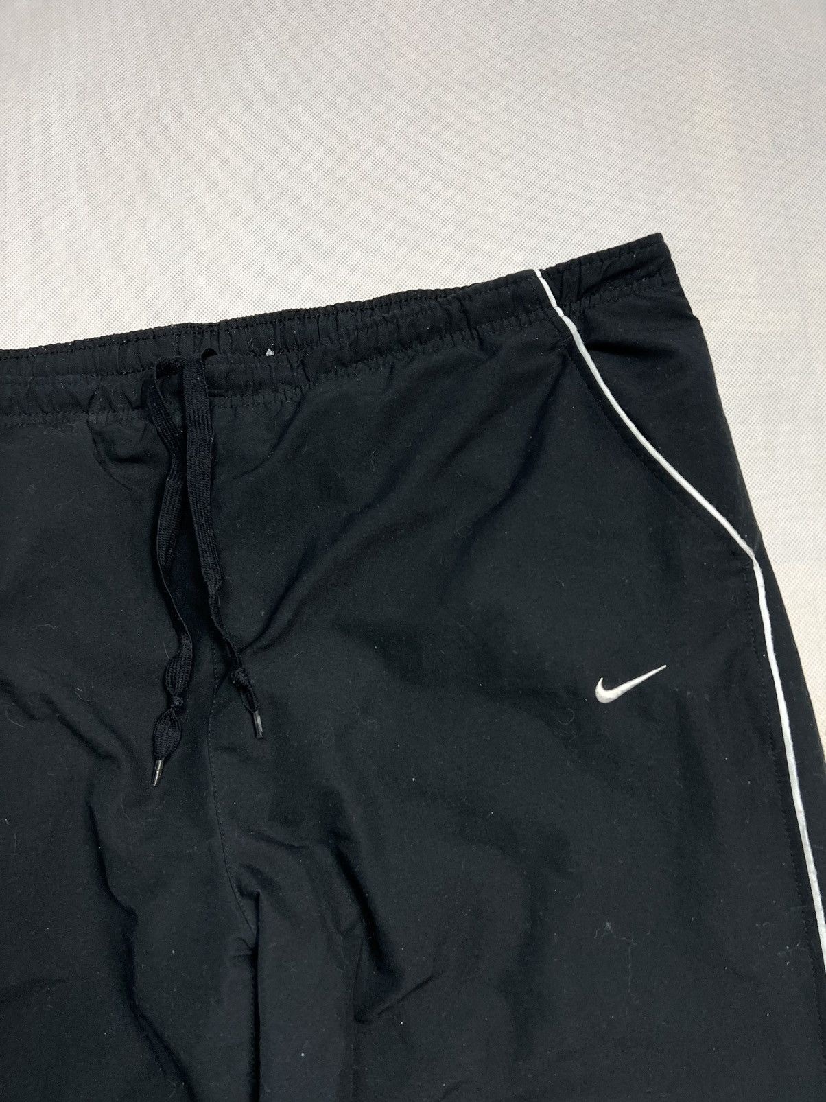 Nike × Vintage Baggy Pants Nike Vintage 00’s y2k swoosh logo black Size US 38 / EU 54 - 2 Thumbnail