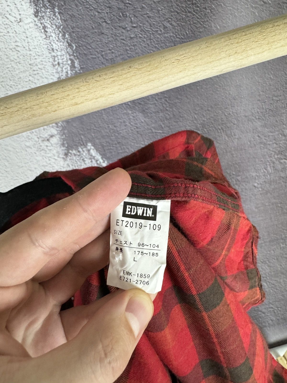 Edwin × Japanese Brand Edwin Wildfire Japan checkered flannel long sleeve shirt Size US L / EU 52-54 / 3 - 10 Thumbnail