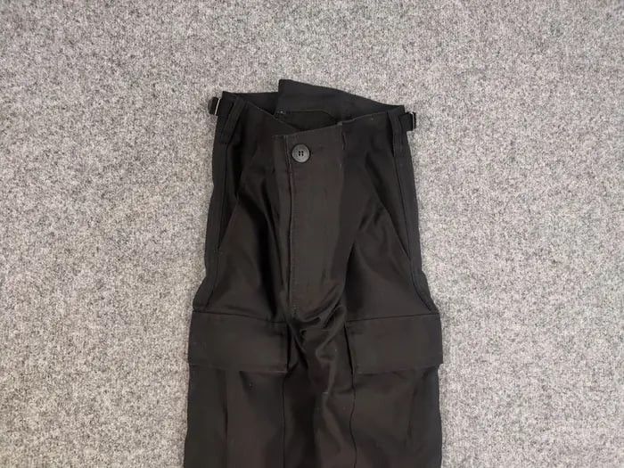 Japanese Brand Vintage Industries tactical Japan Military Black Cargo Pants Size US 32 / EU 48 - 3 Thumbnail