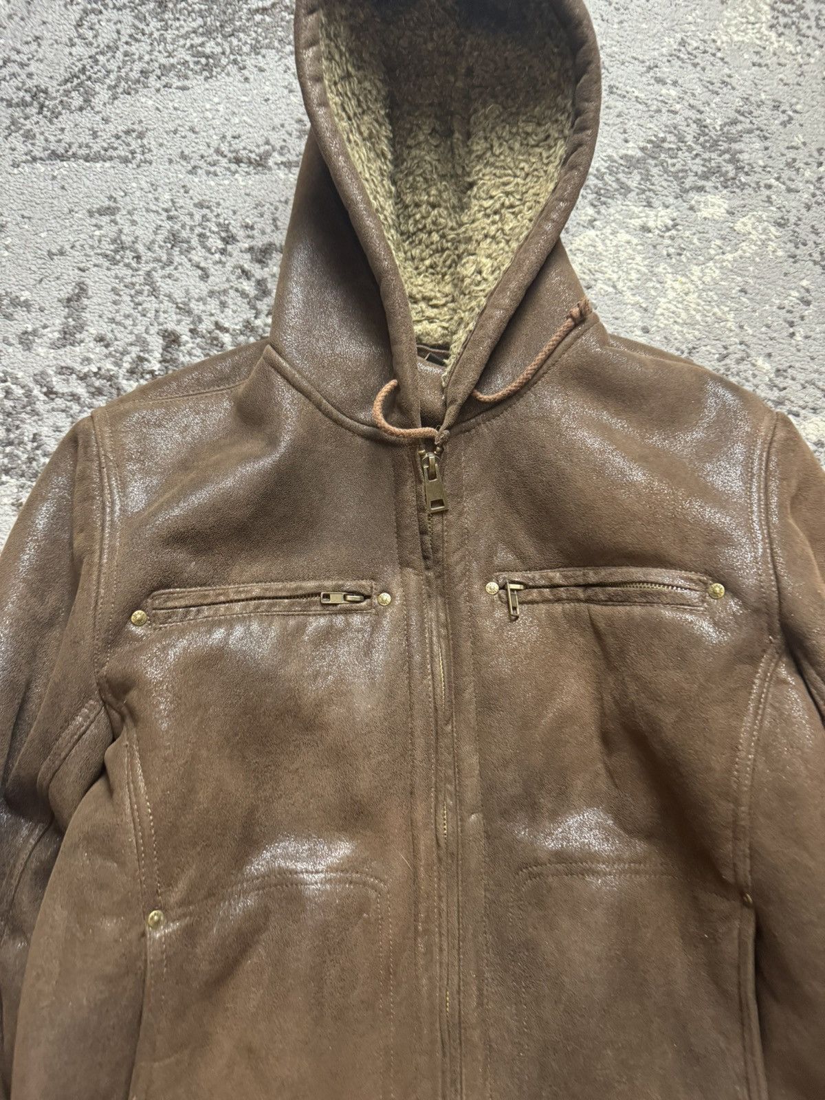 Vintage Vintage Y2K Double Suede Fur Style Jacket Avantgarde Size US M / EU 48-50 / 2 - 4 Thumbnail