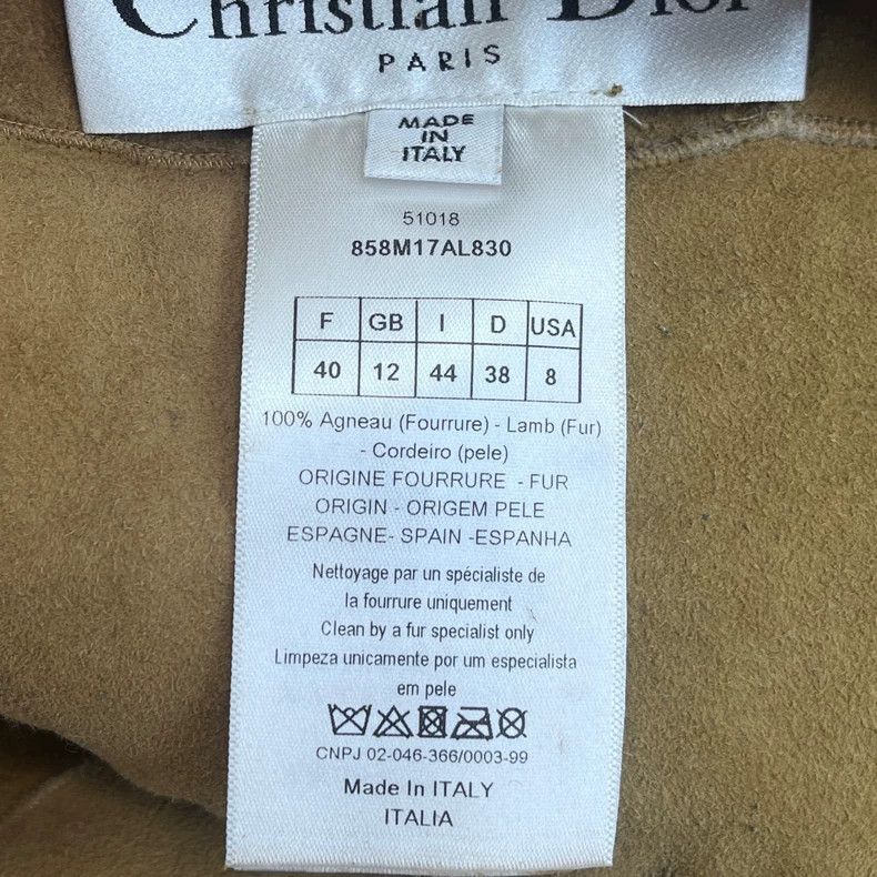 Dior Dior Camel-colored fur all-in-one long fur coat 2502-Nexta Size US XXS / EU 40 - 6 Thumbnail