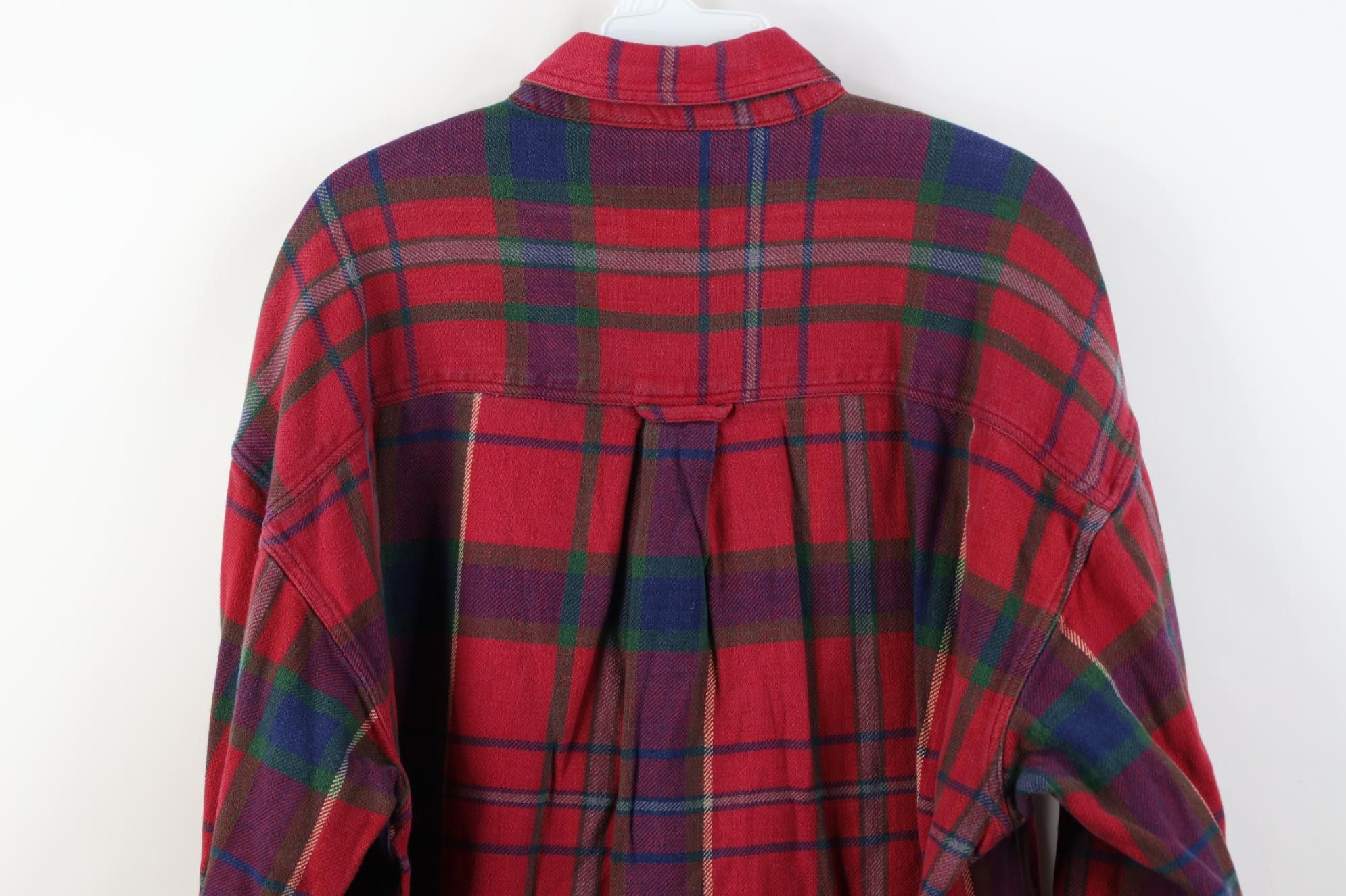 Polo Ralph Lauren Vintage 90s Chaps Ralph Lauren Heavy Flannel Button Shirt Size US L / EU 52-54 / 3 - 12 Thumbnail