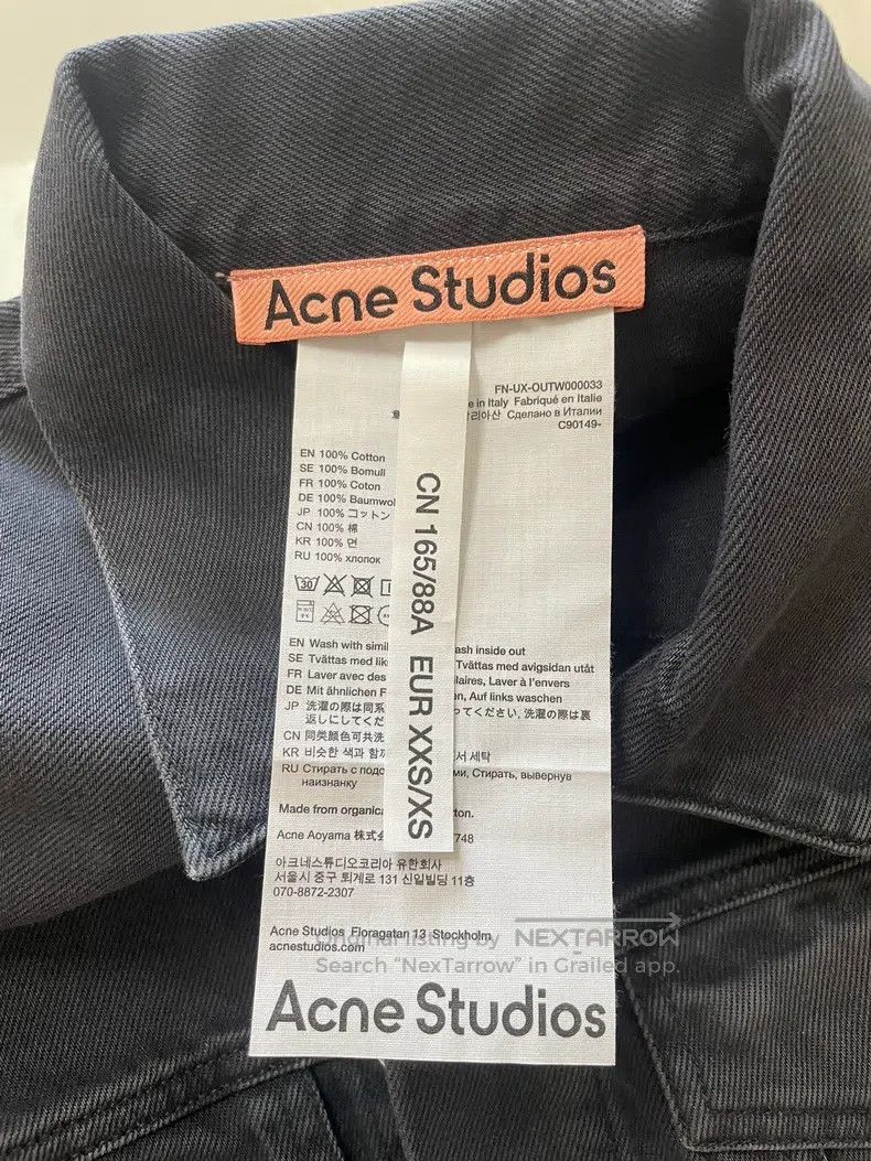 Acne Studios Acne Studios Classic Fit Denim Jacket Size XS / US 0-2 / IT 36-38 - 9 Thumbnail
