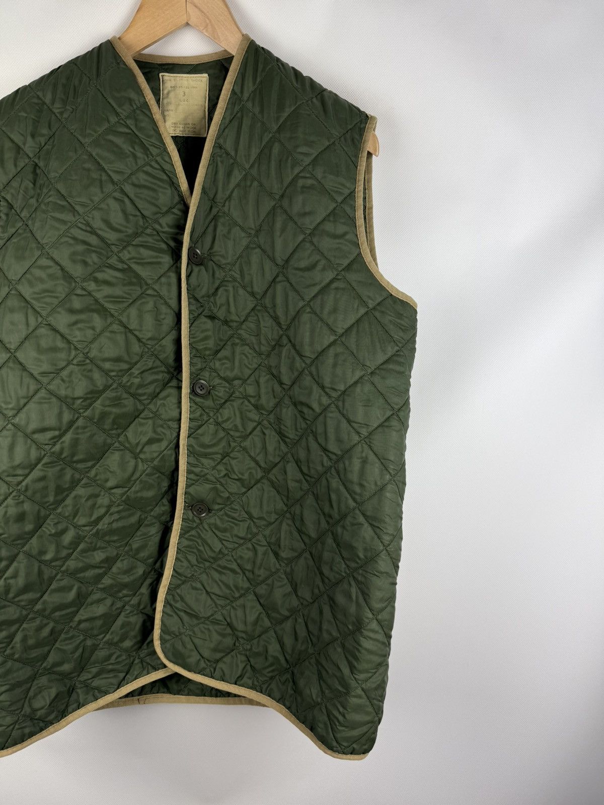 Vintage Vintage British Army Liner Combat Smock Quilted Vest Jacket Size US L / EU 52-54 / 3 - 3 Thumbnail
