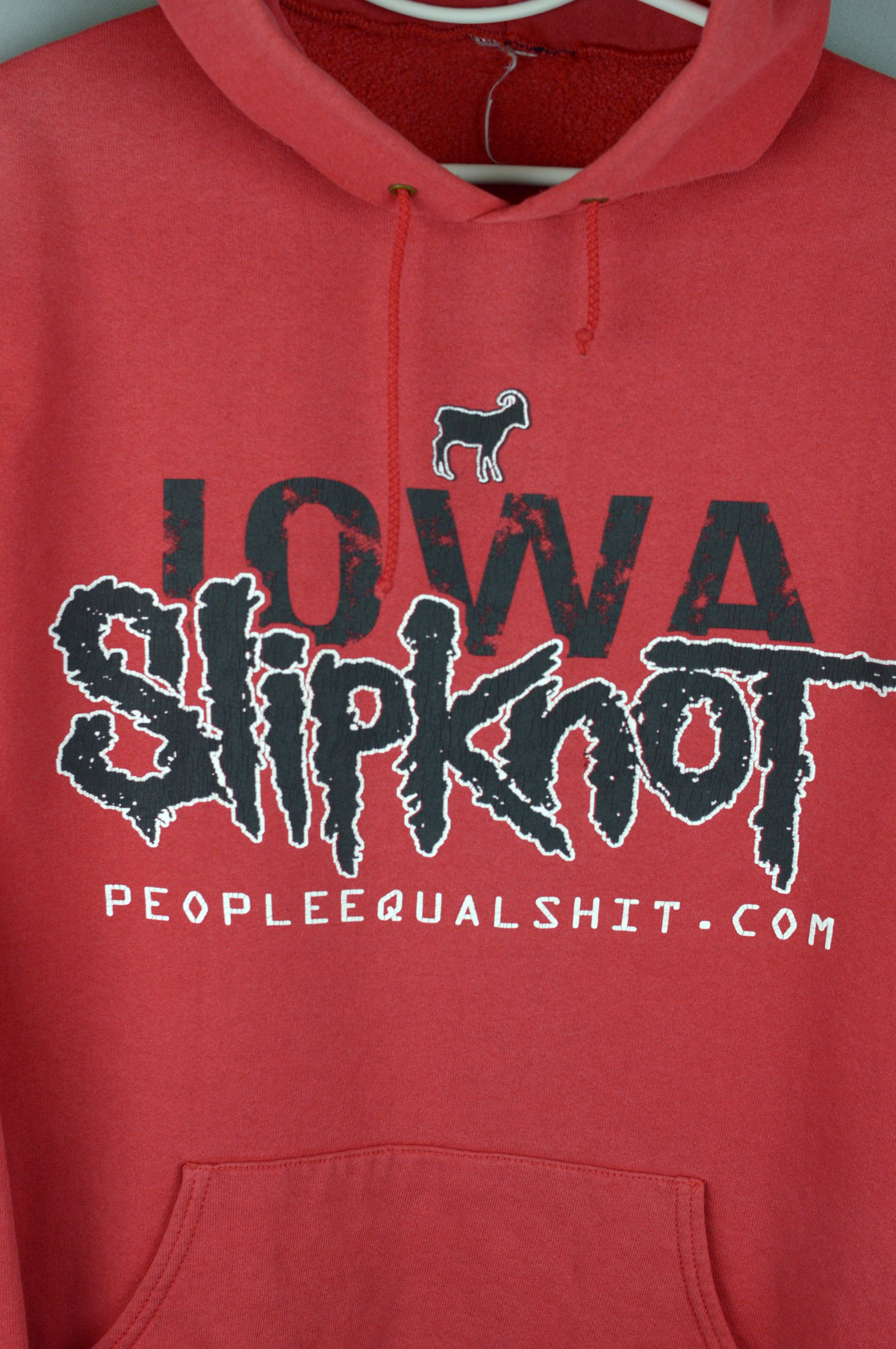 Vintage Vintage Slipknot Iowa 2001 hoodie Size US L / EU 52-54 / 3 - 3 Thumbnail