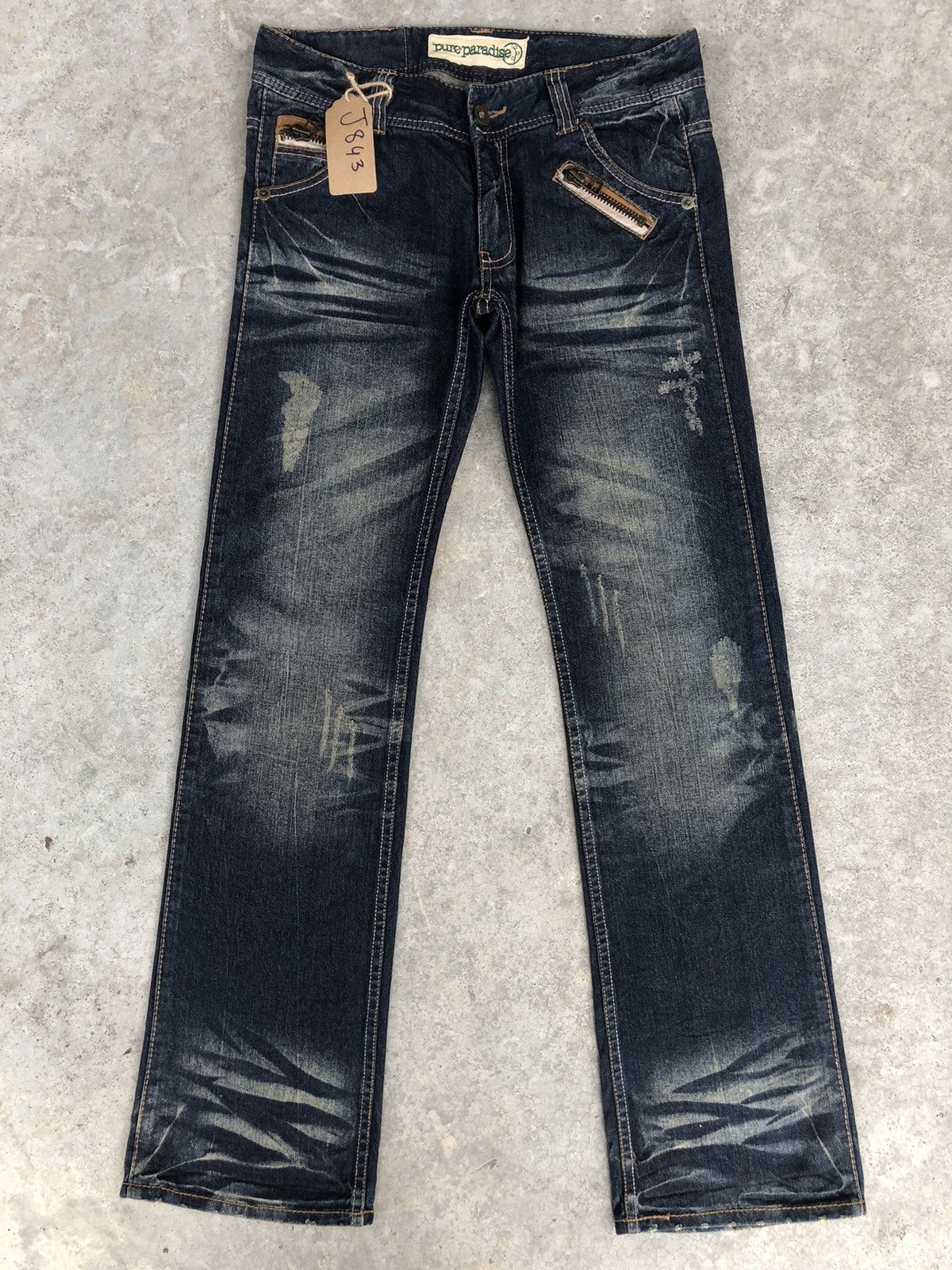 If Six Was Nine Japanese Pure paradise Flared Jeans Distressed Jeans Size US 32 / EU 48 - 2 Thumbnail