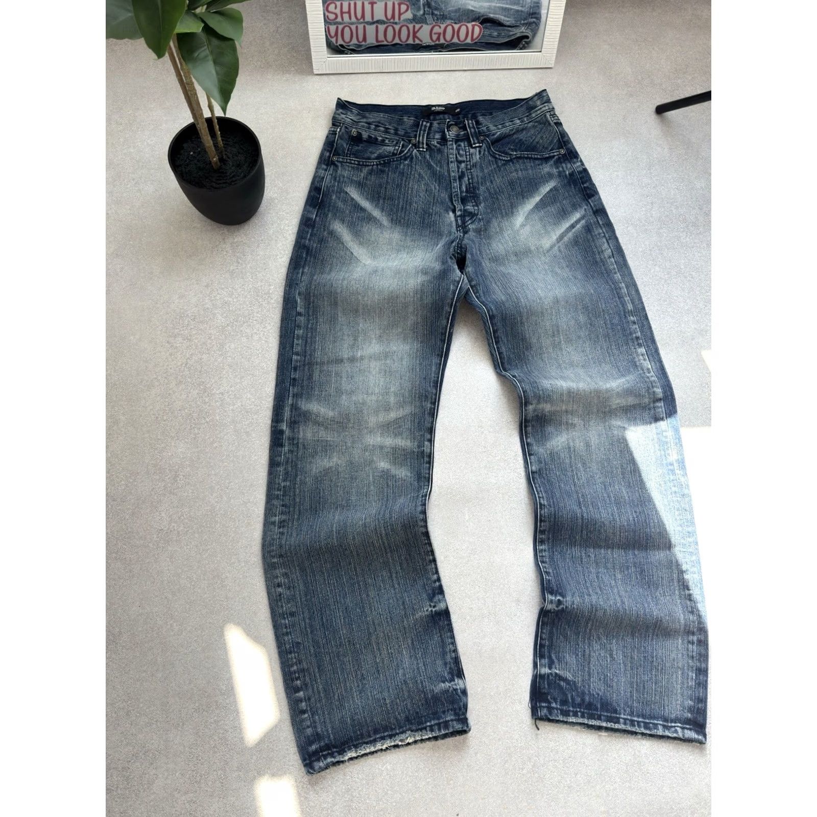 Jaded London VINTAGE Jaded London Y2K Faded Striped Jeans Size M Men Size US 31 - 4 Thumbnail