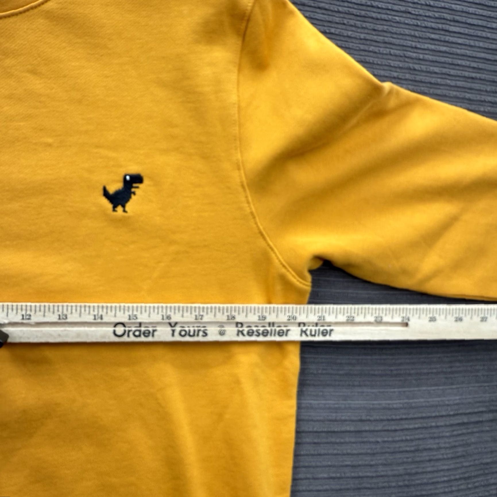 Vintage A-dam Sweatshirt Men Small Yellow Organic Cotton Logo Crew Neck Long Sleeve Pullover Designer All Seasons Size US S / EU 44-46 / 1 - 7 Thumbnail