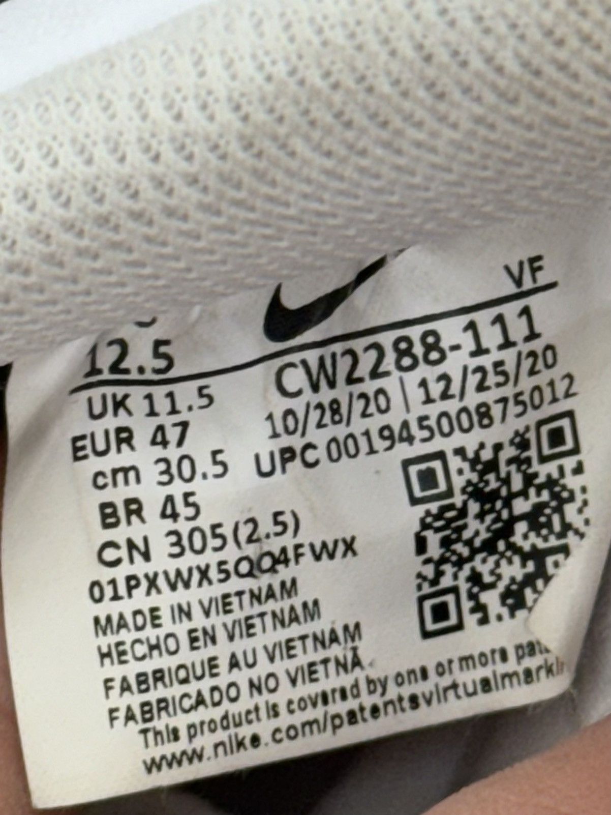 Nike Nike Air Force 1 Low Sz. 12.5 Size US 12.5 / EU 45-46 - 8 Thumbnail