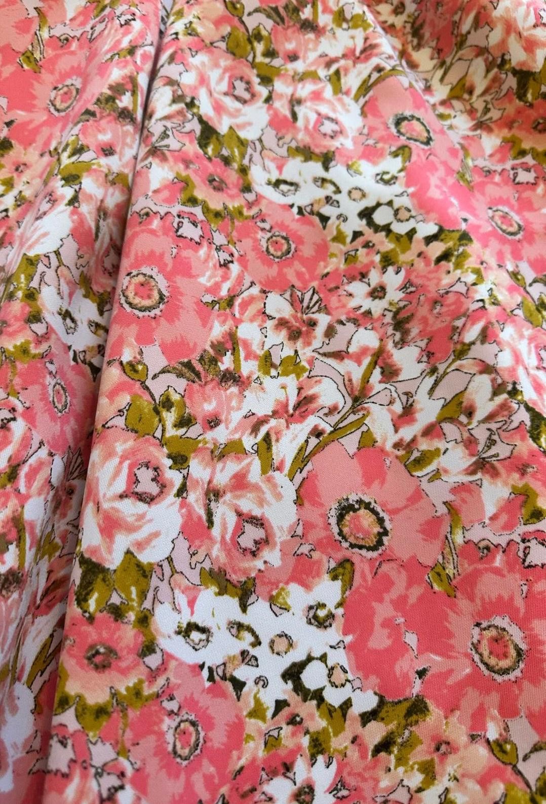 Designer Floral Summer Dress - Perfect for Any Occasion Size ONE SIZE - 2 Thumbnail